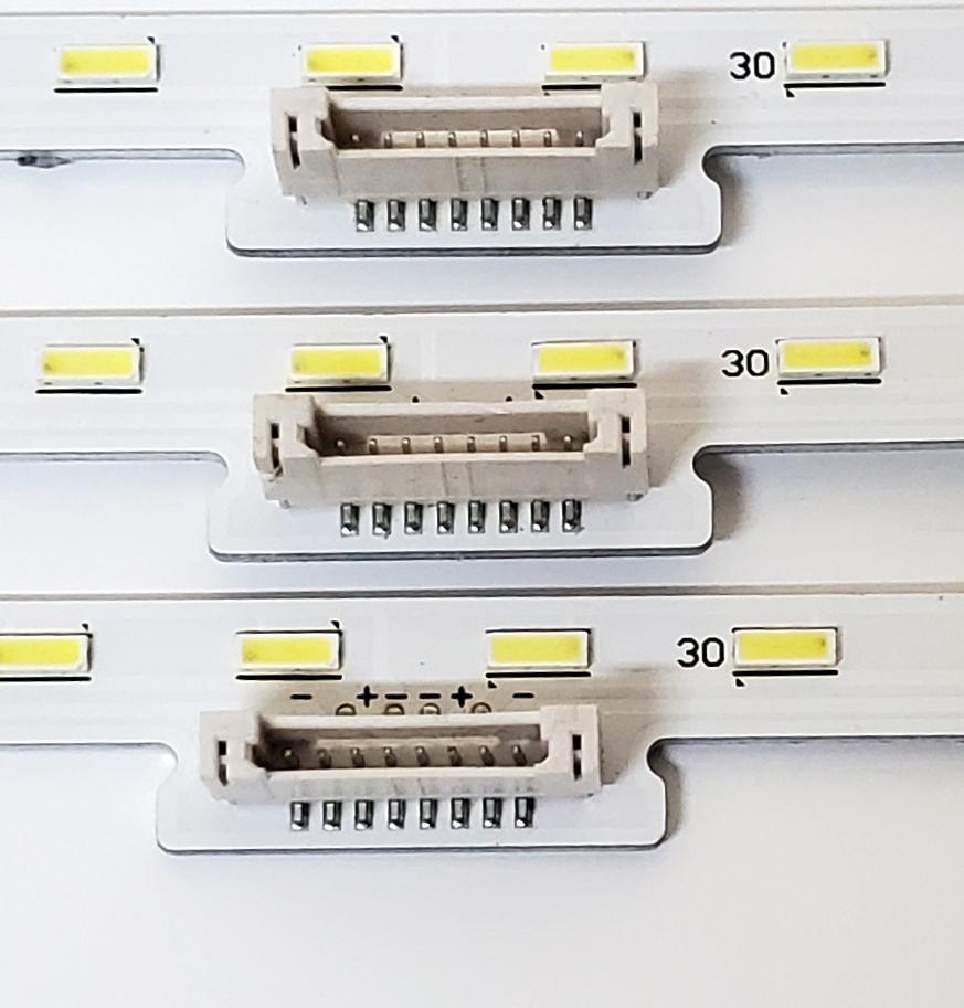 KIT DE LED'S PARA TV SONY ((3 PIEZAS)) / NUMERO DE PARTE ST0750A22_56LED_REV03_171031 / STO750A22_56LED_REV03_171031 / 733.02G08.0001 / 056380560011S816 / PANEL V750QWME01 / MODELO XBR-75X850F - Imagen 4