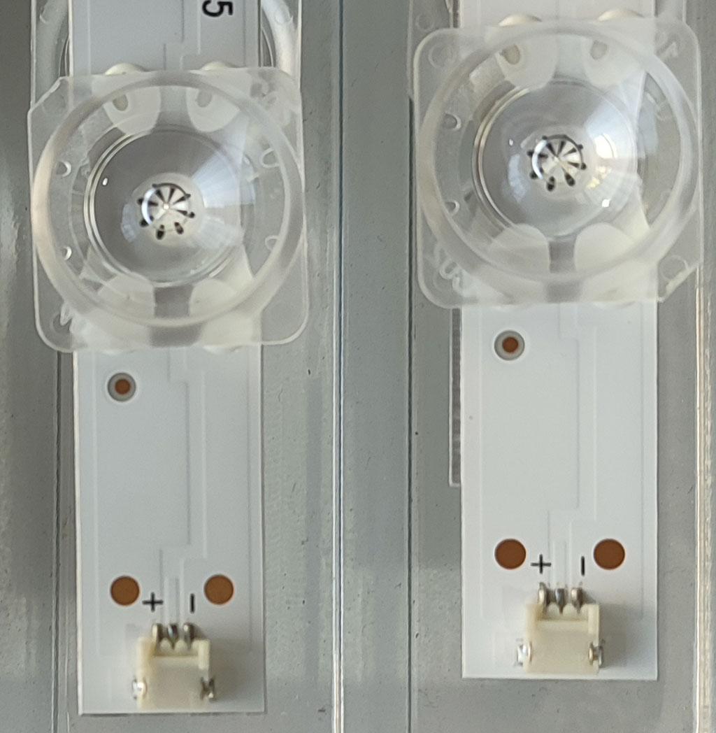 KIT DE LED'S (( NUEVOS )) PARA TV HISENSE (( 2 PZ )) NUMERO DE PARTE CRH-BX32X1H30300502019REV1.1 / JBD315X1H-LB81+2020010901+SVH320F19 / PANEL JHD315X1H61-TXL1 / MODELO 32H4030F3 / 32H5500G / 32H5510G / 32V35KU - Imagen 5