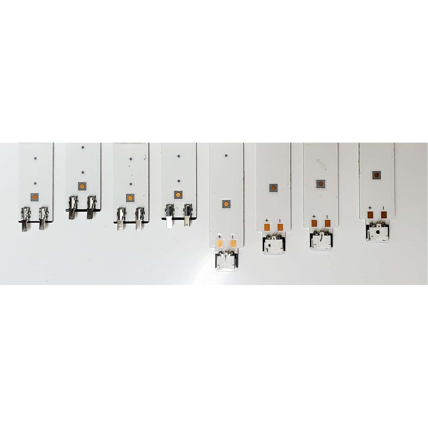KIT DE LEDS PARA TV SAMSUNG ORIGINAL 8 PIEZAS / NUMERO DE PARTE BN96-50458A / BN96-50459A / E8_CFM_R5(1) / E8_CFM_R6(1) / E8_CFM_L6(1) / R1.0_TBQ-100_7PI / LM41-00891A / LM41-00892A /  MODELOS UN58TU / GU58AU / UA58 / UE58 / MAS MODELOS EN DESCRIPCIÓN - Imagen 4
