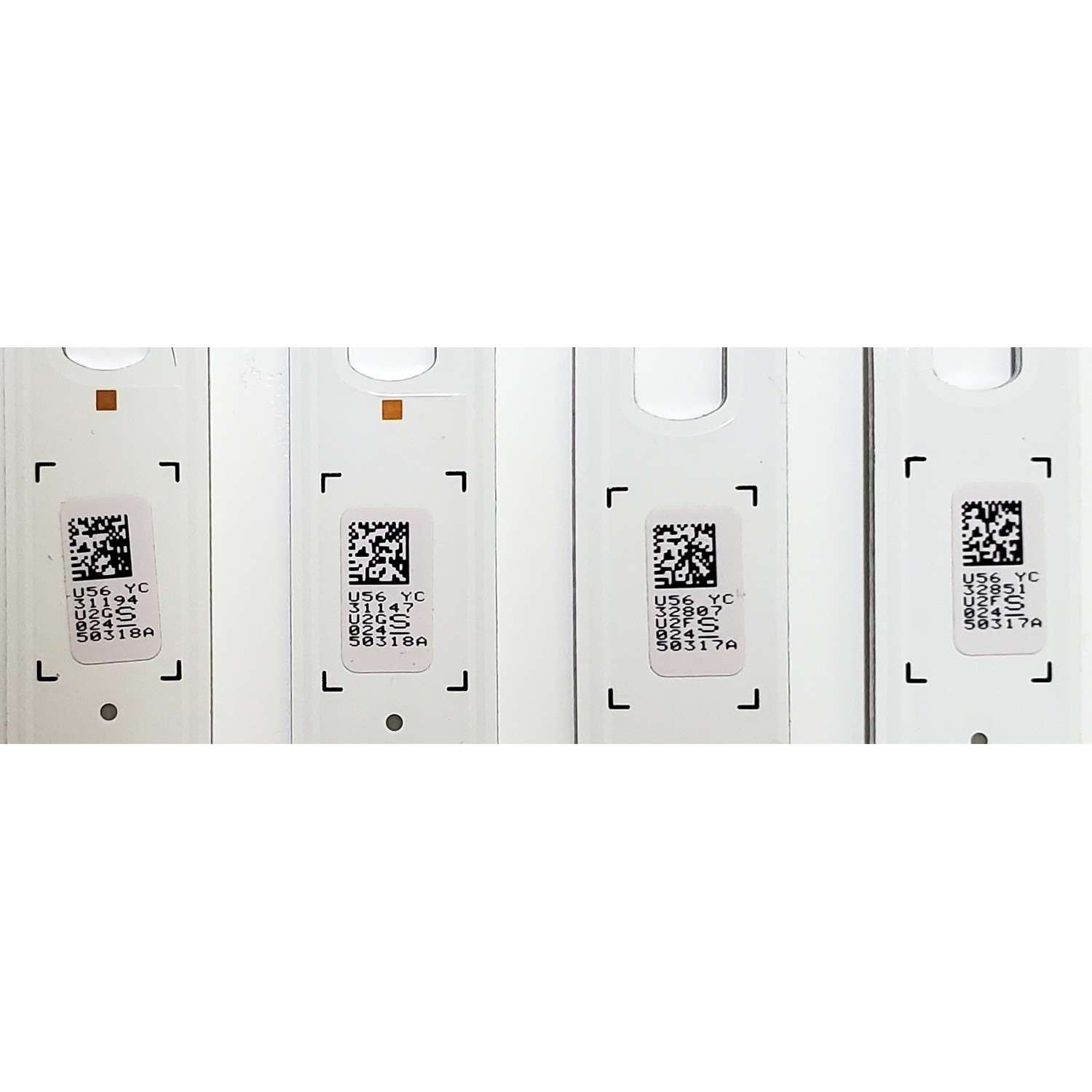 KIT DE LED'S PARA TV SAMSUNG ((6 PIEZAS)) / NUMERO DE PARTE BN96-50317A / BN96-50318A / E0_CFM_L6(1) / E0_CFM_R6(1) / R1.0_TBD-100_7pi / LM41-00869A / 905A / LM41-00870A / 906A / MODELO UN50TU8000 / UN50TU8000FXZA AB04 - Imagen 6