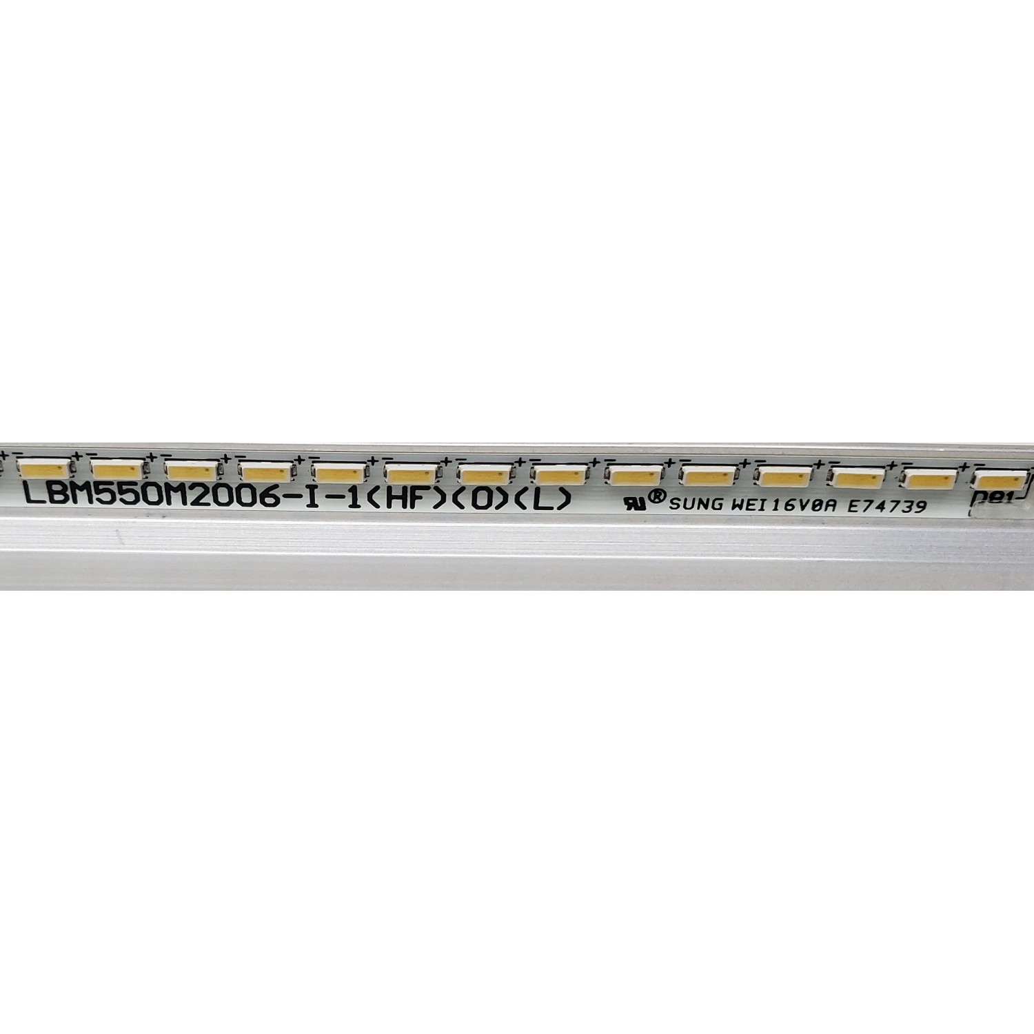 KIT DE LED'S PARA TV ((2 PIEZAS)) / NUMERO DE PARTE LBM550M2006-I-1(HF)(0)(L) / LBM550M2006-H-1(HF)(0)(R) / E74739 / 015B8000-B46-000-6840 / V-6840-B46-10 / LBM550M2006-I-1 / LBM550M2006-H-1 / PANEL TPT550J1-HVN06.U / MODELOS C5517HC / E554 - Imagen 3