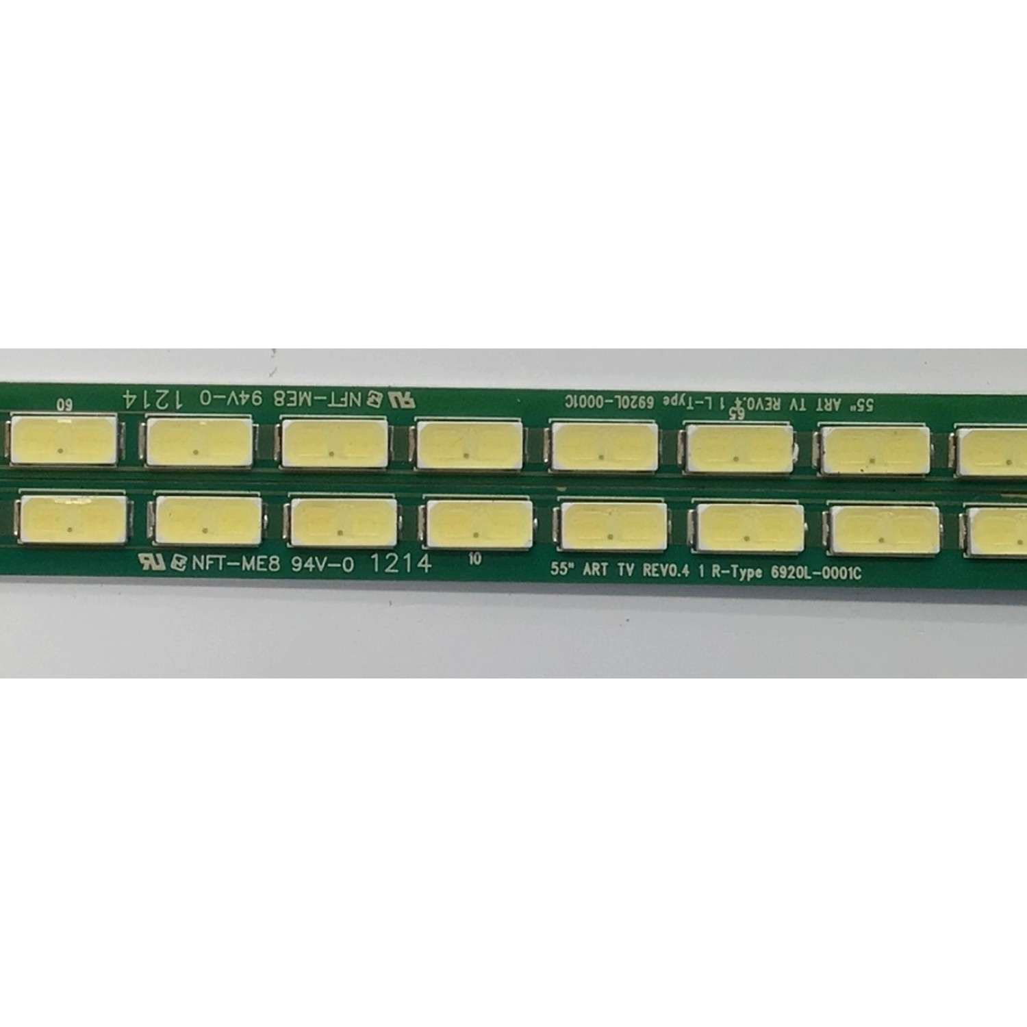 KIT DE LED'S PARA TV LG ((2 PIEZAS)) / NUMERO DE PARTE 6916L-0832A / 6916L-0833A / 6916L0832A / 6916L0833A / 6922L-0028A / PANEL LC550EUH (PE)(F1) / MODELO 55LM7600-UA / 55LM7600-UA.AUSWLJR / 55LM8600-UC / 55LM8600-UC.AUSZLJR - Imagen 4