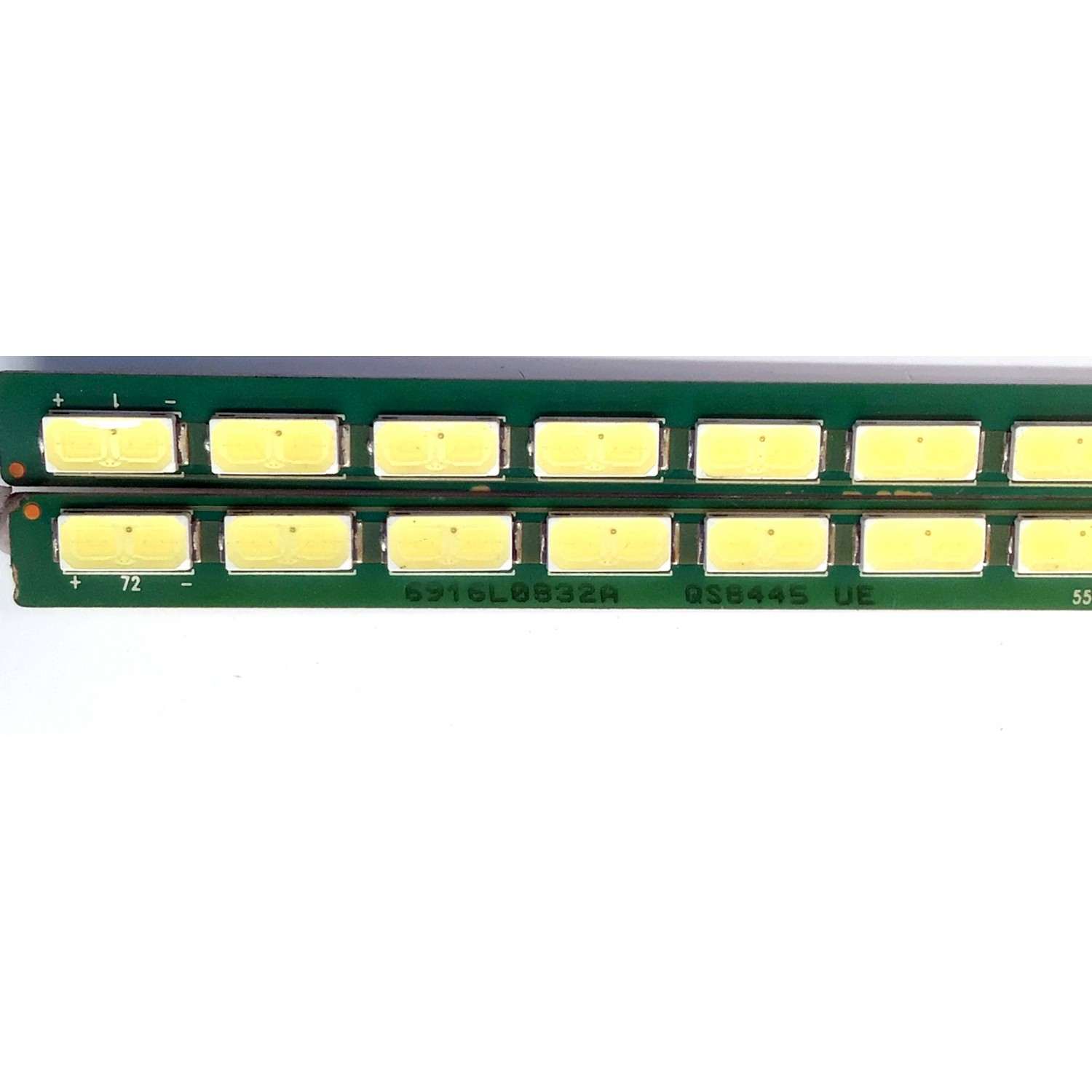 KIT DE LED'S PARA TV LG ((2 PIEZAS)) / NUMERO DE PARTE 6916L-0832A / 6916L-0833A / 6916L0832A / 6916L0833A / 6922L-0028A / PANEL LC550EUH (PE)(F1) / MODELO 55LM7600-UA / 55LM7600-UA.AUSWLJR / 55LM8600-UC / 55LM8600-UC.AUSZLJR - Imagen 3