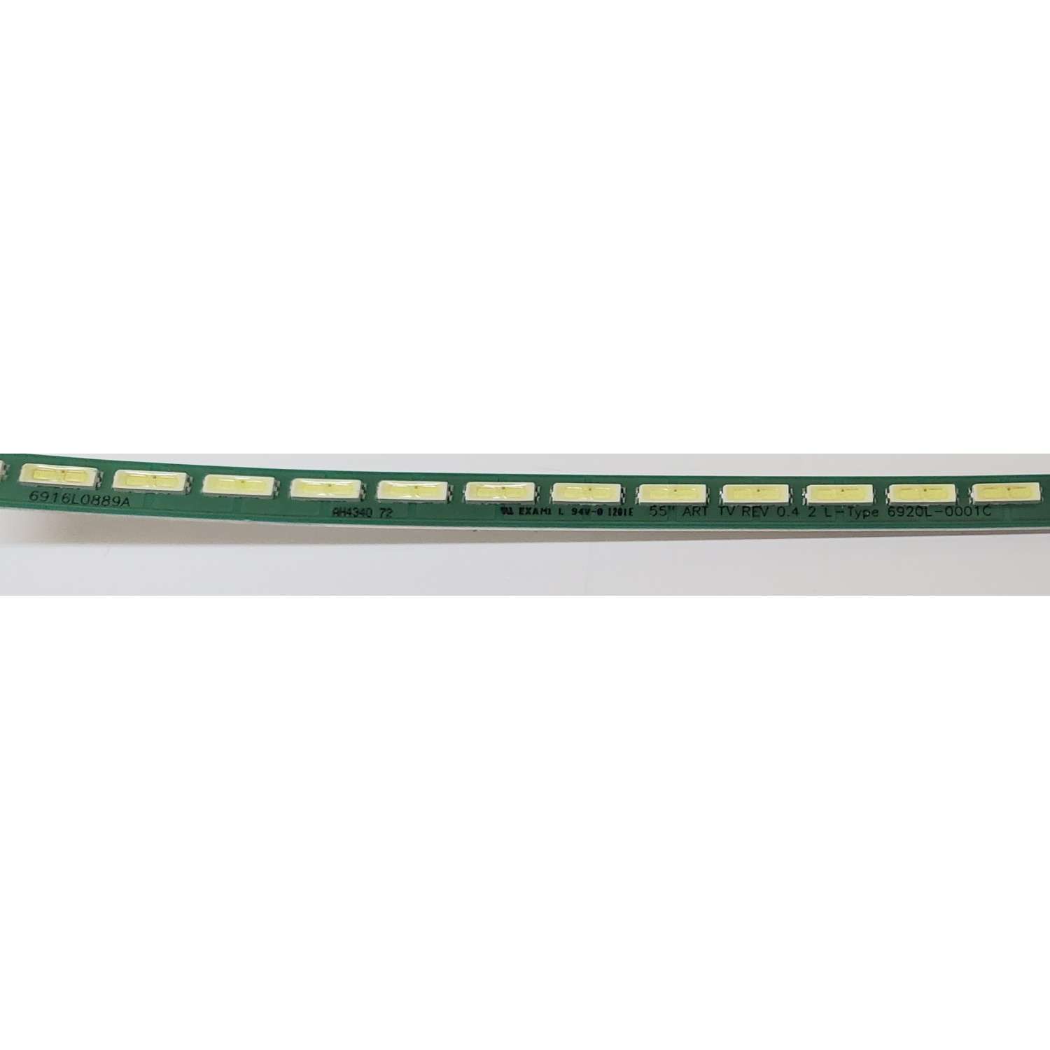 KIT DE LED'S PARA TV LG ((2 PIEZAS)) / NUMERO DE PARTE 6916L-0888A / 6916L-0889A / 6922L-0028A / 6920L-0001C / PANEL LC550EUG (PE)(F1) / LC550EUG (KE)(F1) / MODELOS 55LM6700-UA / 55LM6400 / 55UJ6300-UA - Imagen 3
