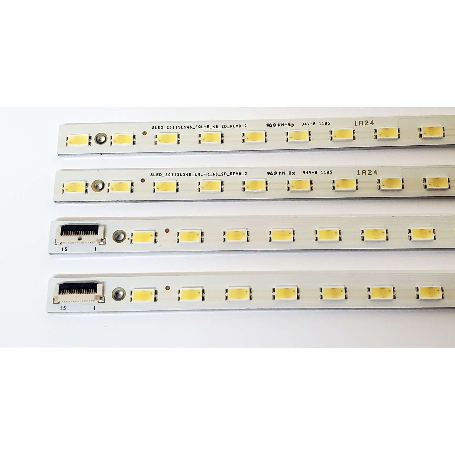 KIT DE LED'S PARA TV SONY ((4 PIEZAS)) / NUMERO DE PARTE SLED_2011SLS46_EQL / SLED_2011SLS46_EQL_L_48_2D_REV0.2 / SLED_2011SLS46_EQL_R_48_2D_REV0.2 / PANEL'S LSY460HQ01 / LTY460HQ04 / MODELO KDL-46HX820 / KDL46HX820 - Imagen 2