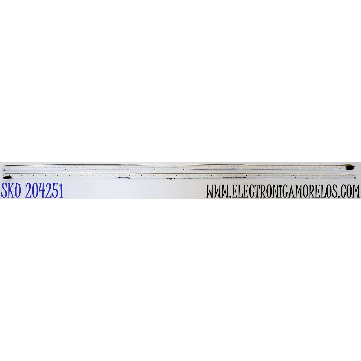 KIT DE LED'S PARA TV LG ((2 PIEZAS)) / 6916L-3035A / 6916L-3036A / 55" V17 ART3 3035 REV 0.8 6 R-TYPE / 55" V17 ART3 3036 REV 0.8 6 L-TYPE / 6916L3035A / 6916L3036A / PANEL LC550EGG (FK)(M1) / MODELO 55UJ7700-UA / 55UJ7700-UA.BUSYLJR