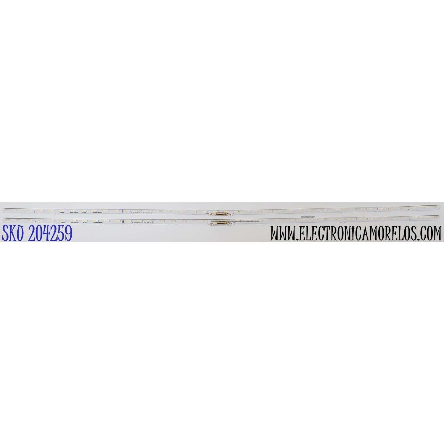 KIT DE LED'S PARA TV SAMSUNG ((2 PIEZAS)) / NUMERO DE PARTE BN96-54490A / ES50SBQFPBGA40 / 50Q60B / 54490A / MODELOS QN50Q60BAFXZA