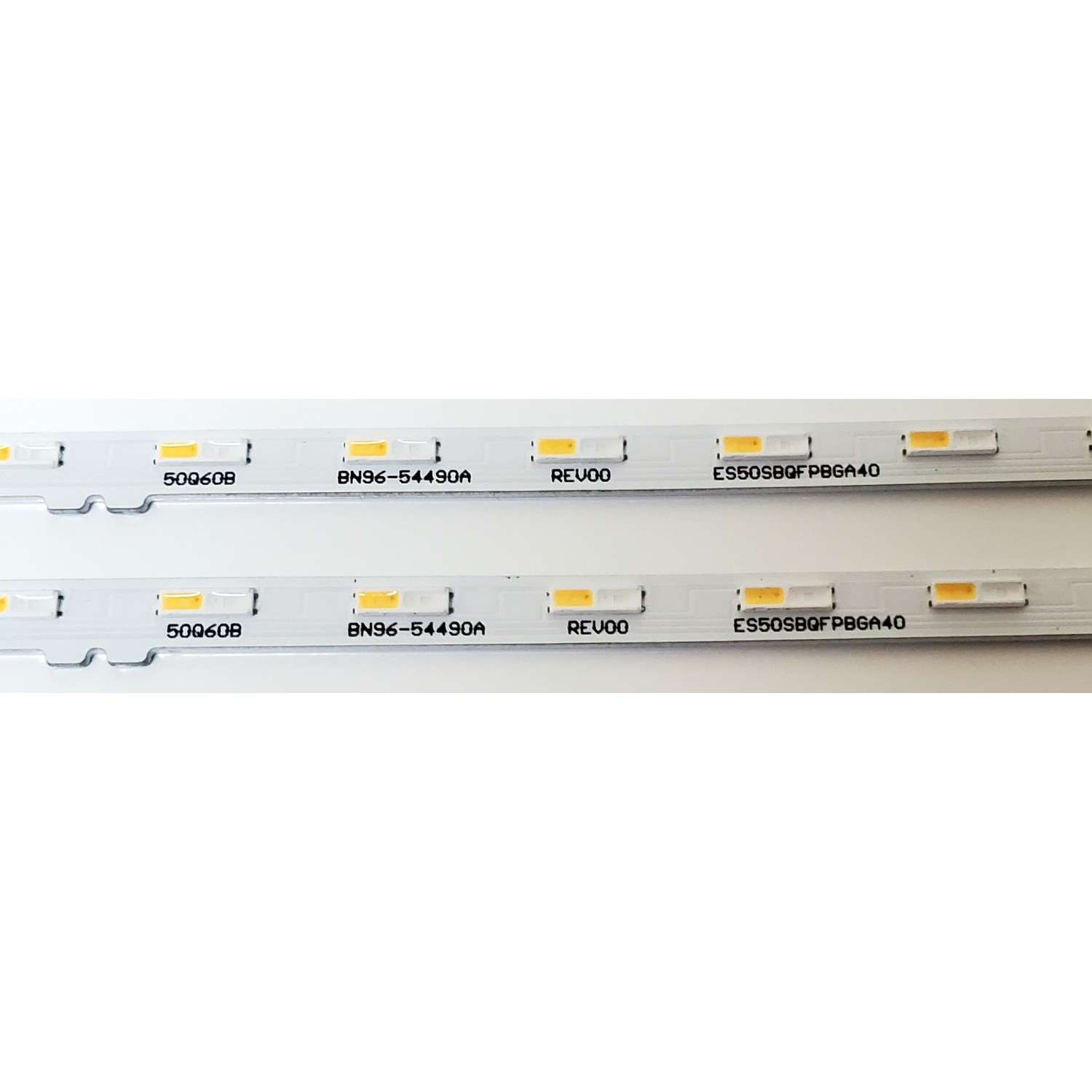 KIT DE LED'S PARA TV SAMSUNG ((2 PIEZAS)) / NUMERO DE PARTE BN96-54490A / ES50SBQFPBGA40 / 50Q60B / 54490A / MODELOS QN50Q60BAFXZA - Imagen 4