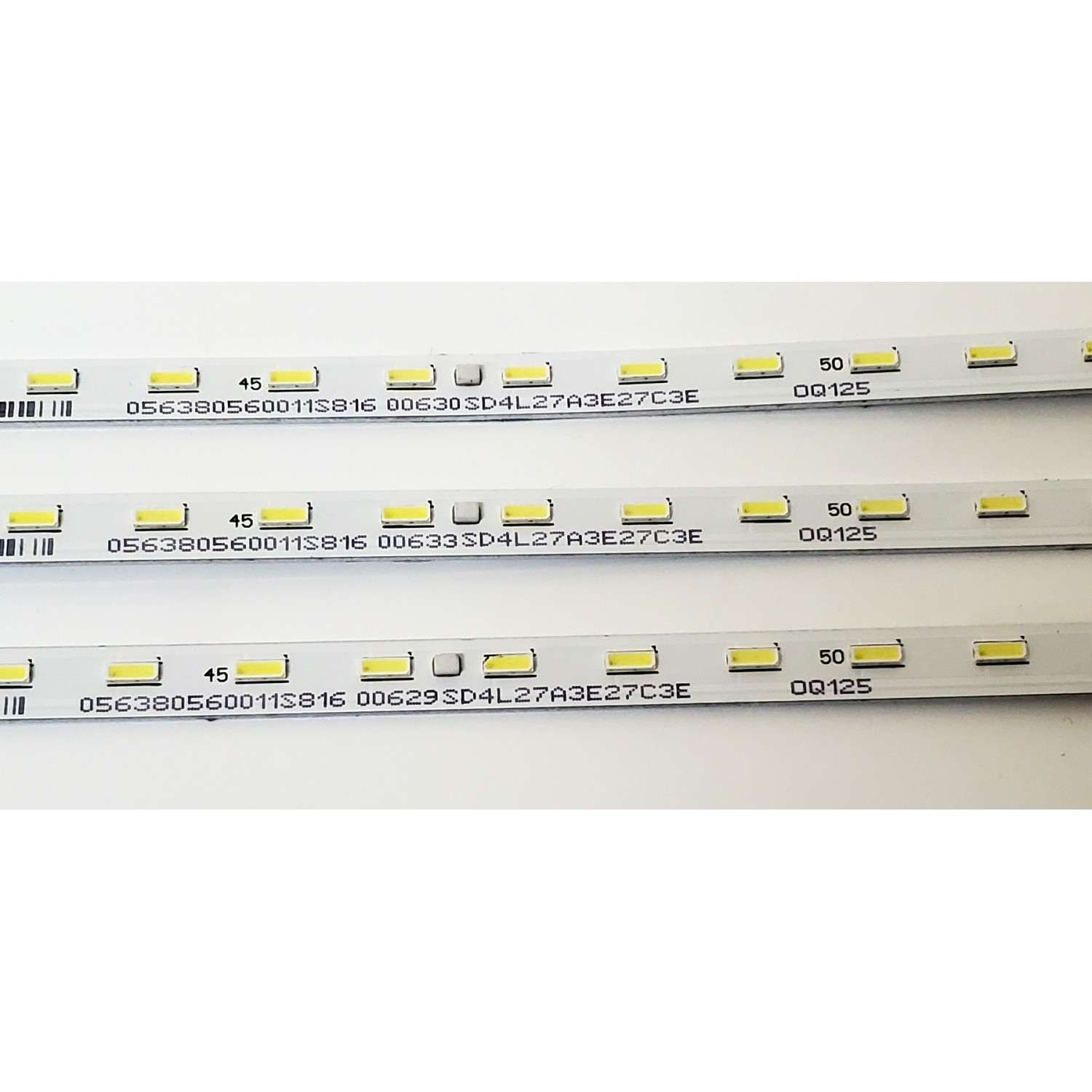 KIT DE LED'S PARA TV SONY ((3 PIEZAS)) / NUMERO DE PARTE ST0750A22_56LED_REV03_171031 / STO750A22_56LED_REV03_171031 / 733.02G08.0001 / 056380560011S816 / PANEL V750QWME01 / MODELO XBR-75X850F - Imagen 3