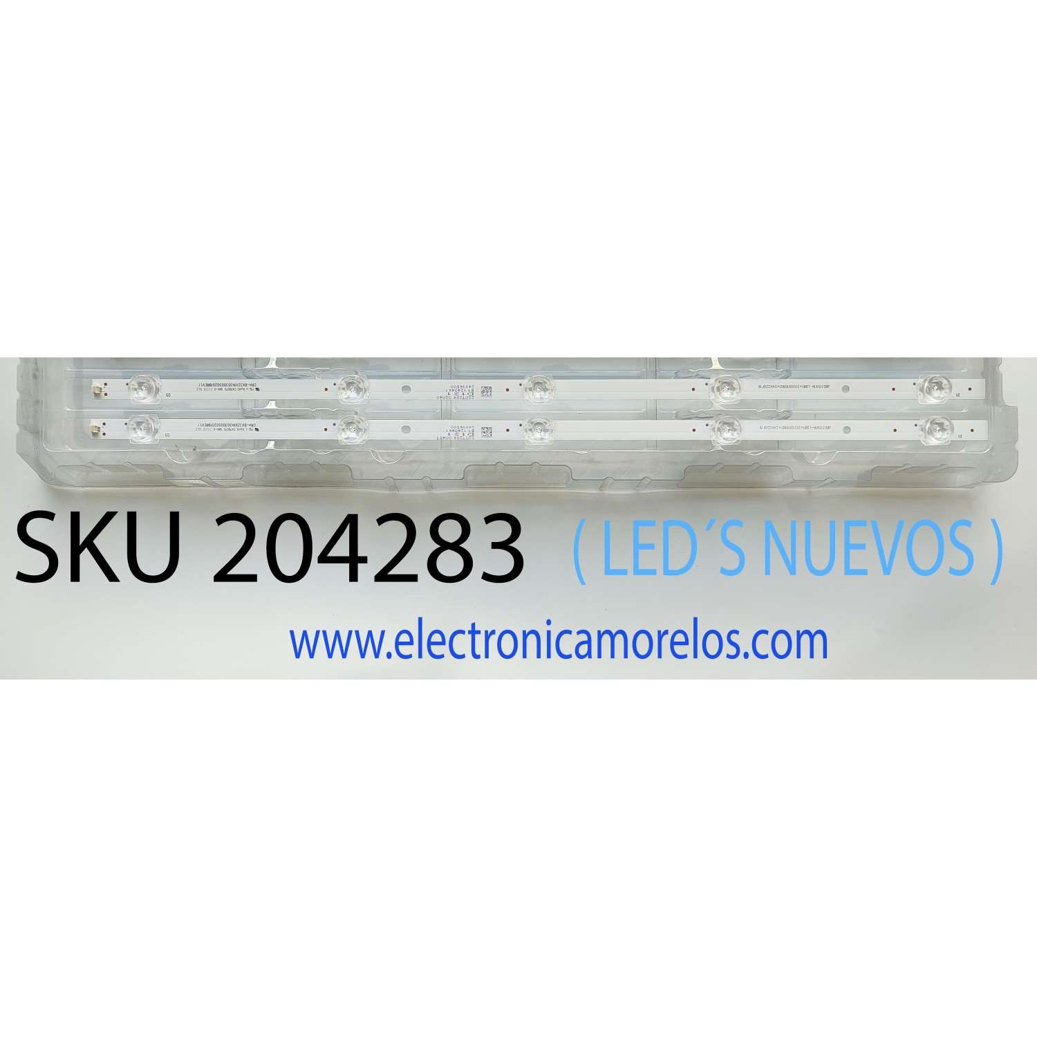 KIT DE LED'S (( NUEVOS )) PARA TV HISENSE (( 2 PZ )) NUMERO DE PARTE CRH-BX32X1H30300502019REV1.1 / JBD315X1H-LB81+2020010901+SVH320F19 / PANEL JHD315X1H61-TXL1 / MODELO 32H4030F3 / 32H5500G / 32H5510G / 32V35KU