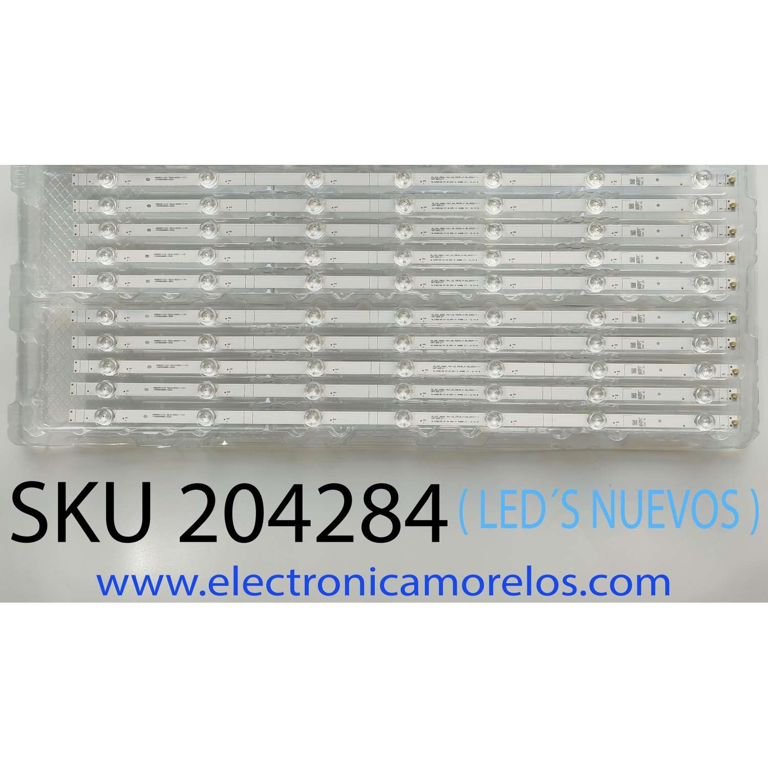 KIT DE LED'S (( NUEVOS )) PARA TV HISENSE (( 10 PZ )) NUMERO DE PARTE SVH650AW2+ZDJG / ZD_SSC_D650_10X7_023_TDE30_V1.00_20221111 / HD650Y1U72-T0LG+2022111101+SVH650AW2+ZDJG / 1307225S00 / HE23040405465S Z / MODELO 65A65K