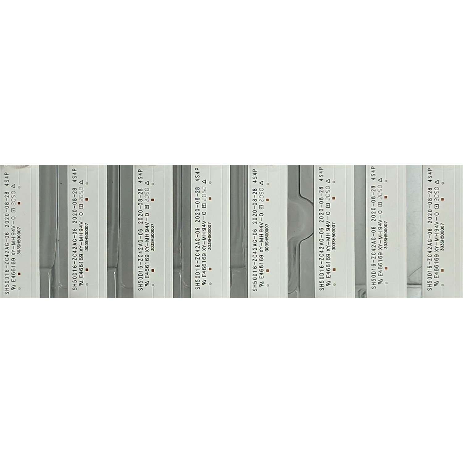 KIT DE LED´S (( NUEVOS )) PARA TV HISENSE (( 8 PZ )) NUMERO DE PARTE SH50D16-ZC42AG-06 / 303SH500007 / HD500X3U51-TAL9+2020082703+L2_E0_CDM_S4(4)_V0.5_U8R / PANEL JHD500X3U51-T0L8\S0\GM\ROH / MODELO 50U6G - Imagen 3