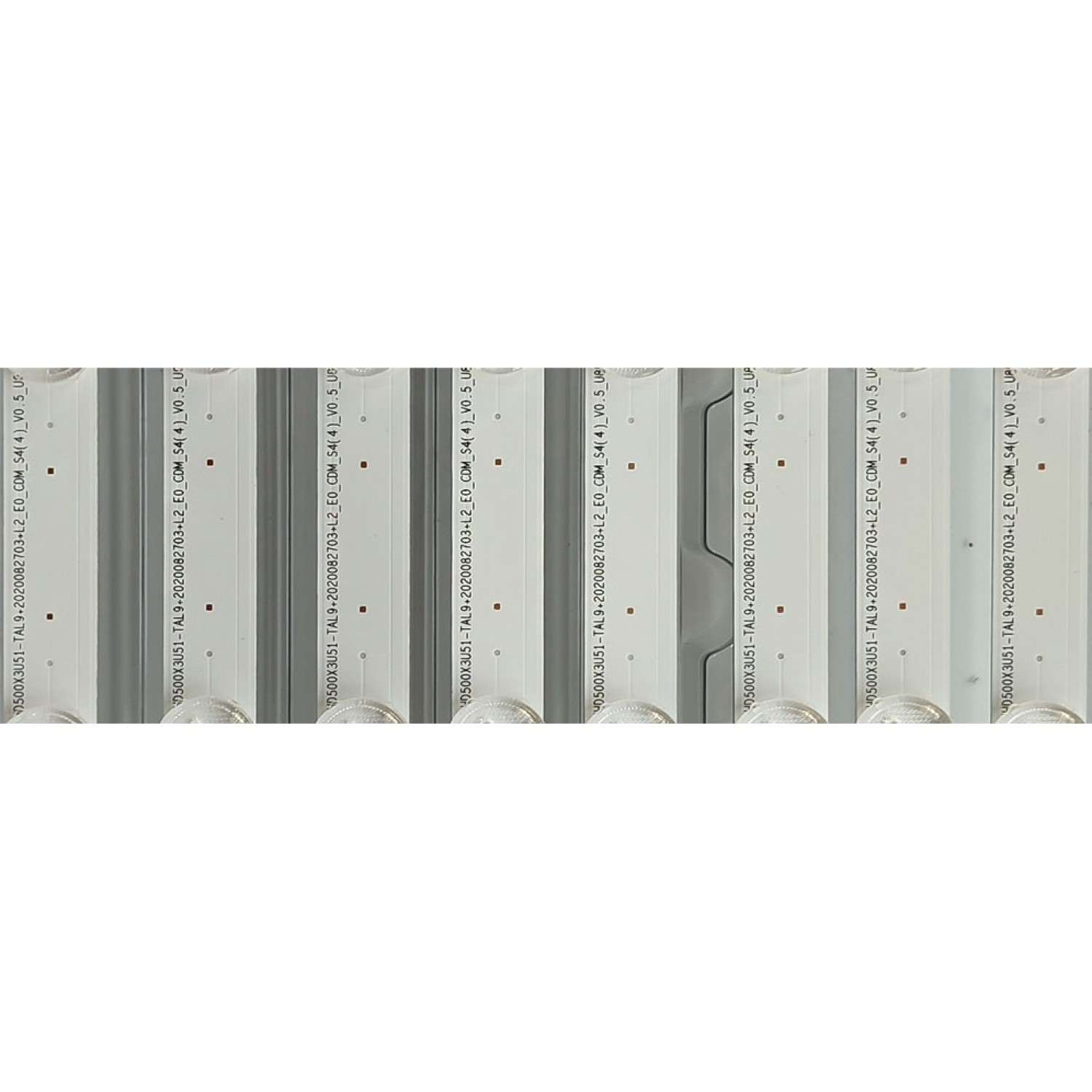 KIT DE LED´S (( NUEVOS )) PARA TV HISENSE (( 8 PZ )) NUMERO DE PARTE SH50D16-ZC42AG-06 / 303SH500007 / HD500X3U51-TAL9+2020082703+L2_E0_CDM_S4(4)_V0.5_U8R / PANEL JHD500X3U51-T0L8\S0\GM\ROH / MODELO 50U6G - Imagen 2