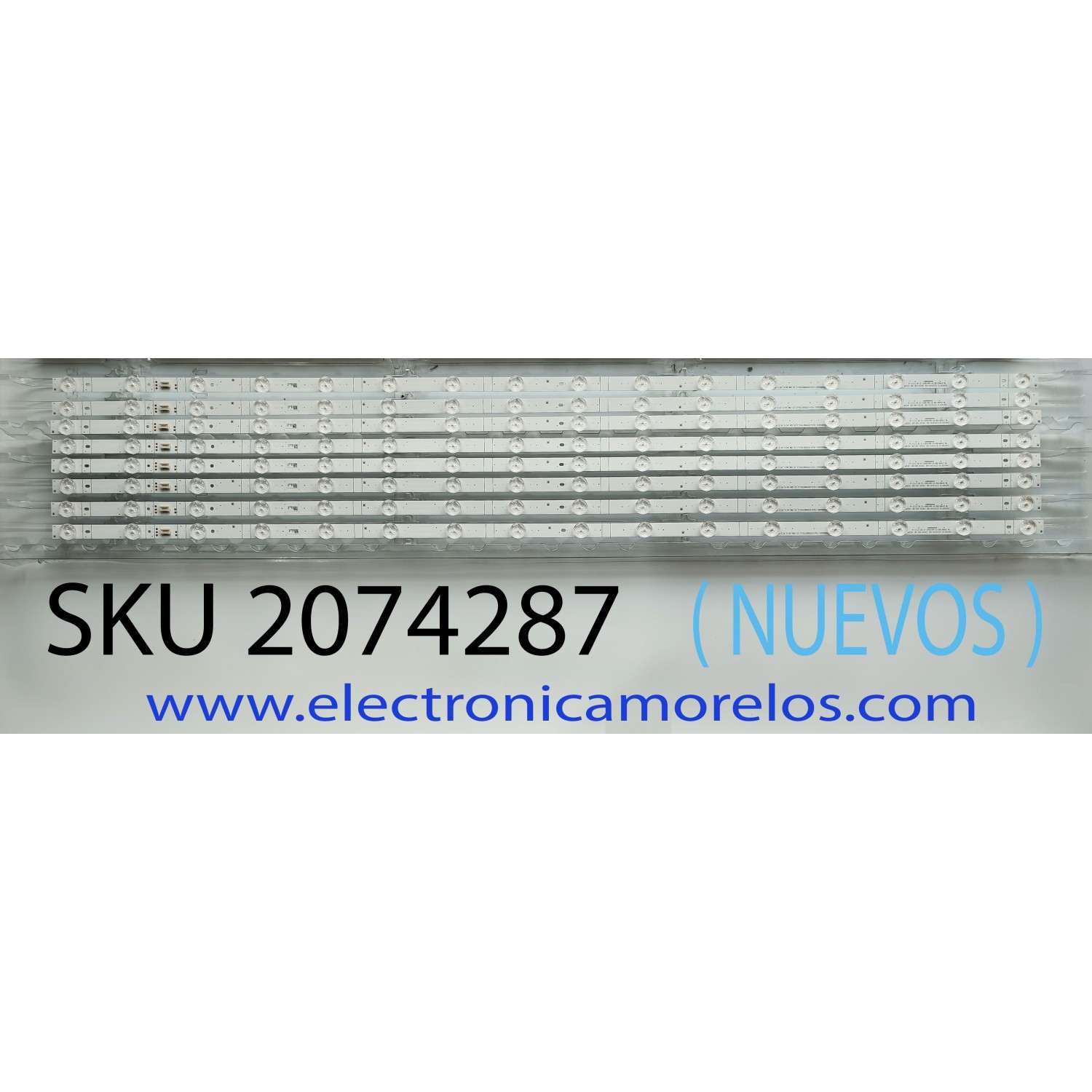 KIT DE LED´S (( NUEVOS )) PARA TV HISENSE (( 8 PZ )) NUMERO DE PARTE SH50D16-ZC42AG-06 / 303SH500007 / HD500X3U51-TAL9+2020082703+L2_E0_CDM_S4(4)_V0.5_U8R / PANEL JHD500X3U51-T0L8\S0\GM\ROH / MODELO 50U6G