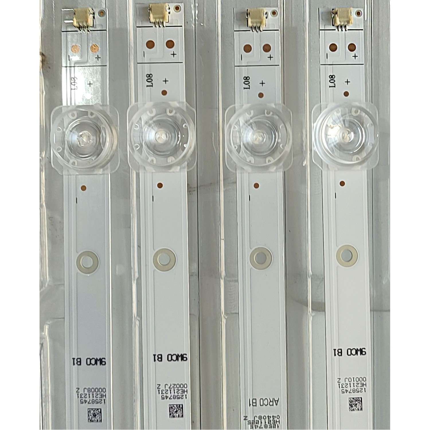 KIT DE LED´S (( NUEVOS )) PARA TV HISENSE (( 4 PZ )) NUMERO DE PARTE JL.D50081330-003CS-M_V02 / HD500Y1U61-T0L6+2021041501 / 1258745 / HE211225 / 04348J / PANEL HD500Y1U61-T0L6\GM\CKD3A\ROH / MODELO 50R7G5 / 100012585 - Imagen 2