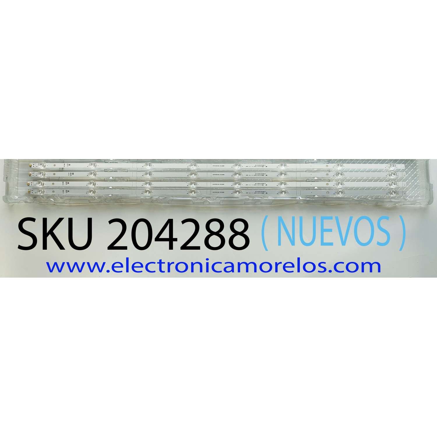 KIT DE LED´S (( NUEVOS )) PARA TV HISENSE (( 4 PZ )) NUMERO DE PARTE JL.D50081330-003CS-M_V02 / HD500Y1U61-T0L6+2021041501 / 1258745 / HE211225 / 04348J / PANEL HD500Y1U61-T0L6\GM\CKD3A\ROH / MODELO 50R7G5 / 100012585