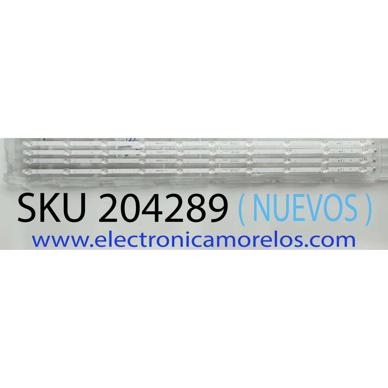 KIT DE LED'S ((NUEVOS)) PARA TV HISENSE ((4 PIEZAS)) / NUMERO DE PARTE SVH500AK9 / HD500Y1U52-T0LB / ZD_SSC_D500_4X10_01_TDE30_V2.00_20211209 / HD500Y1U52-T0LB+2021120902+SVH500AK9+ZDJG / 1275211500 / HE230324 / 102165 Z / MODELO 50C350LU