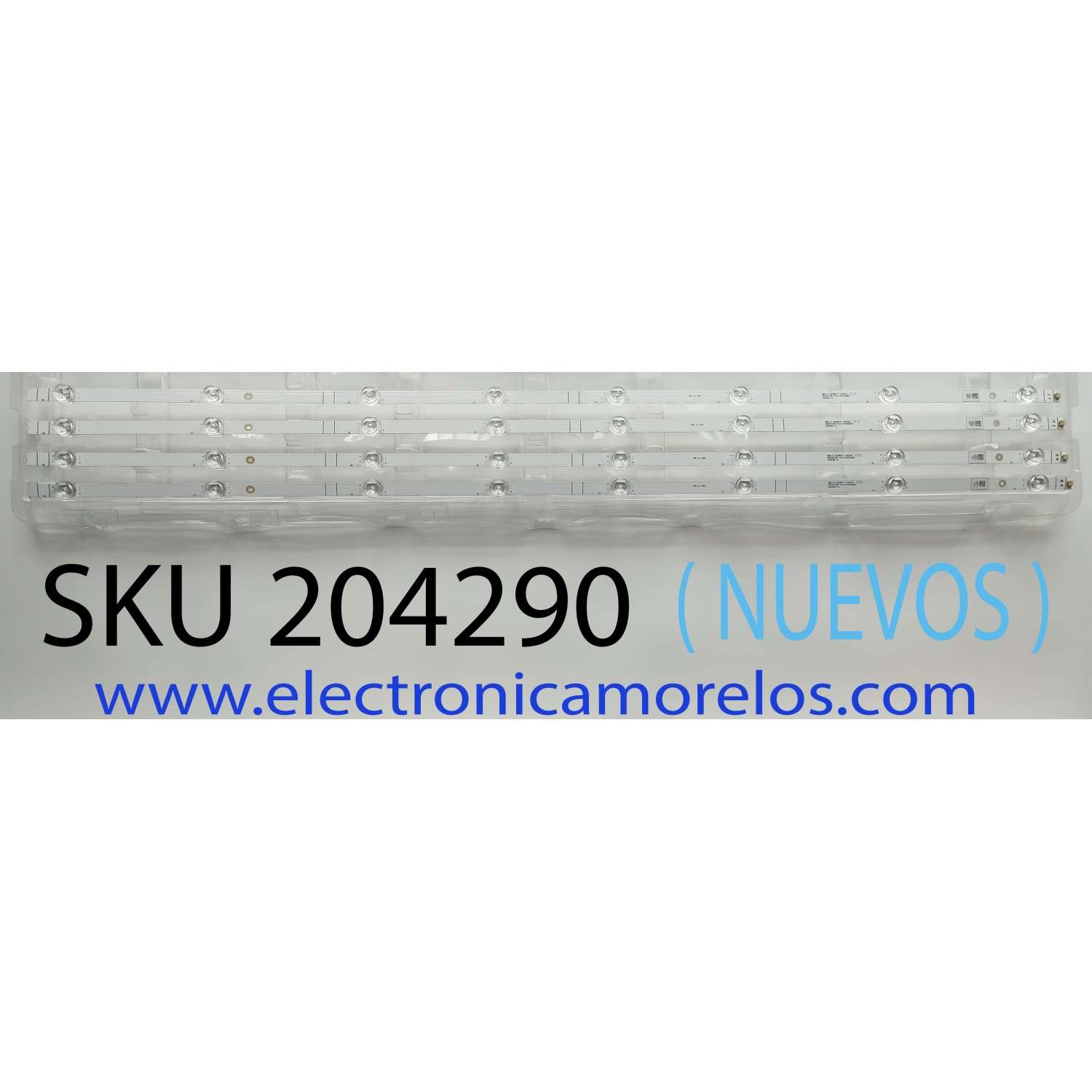 KIT DE LED´S (( NUEVOS )) PARA TV HISENSE (( 4 PZ )) NUMERO DE PARTE LB5009R V.0 / HD500Y1U91-T0L2+2021030801 / 1253610 / HE50D62 11200 / PANEL HD500Y1U91-T0L2\GM\CKD3A\ROH / MODELOS 50R6G / 50R6E4 / 50A6H / 50A6GV