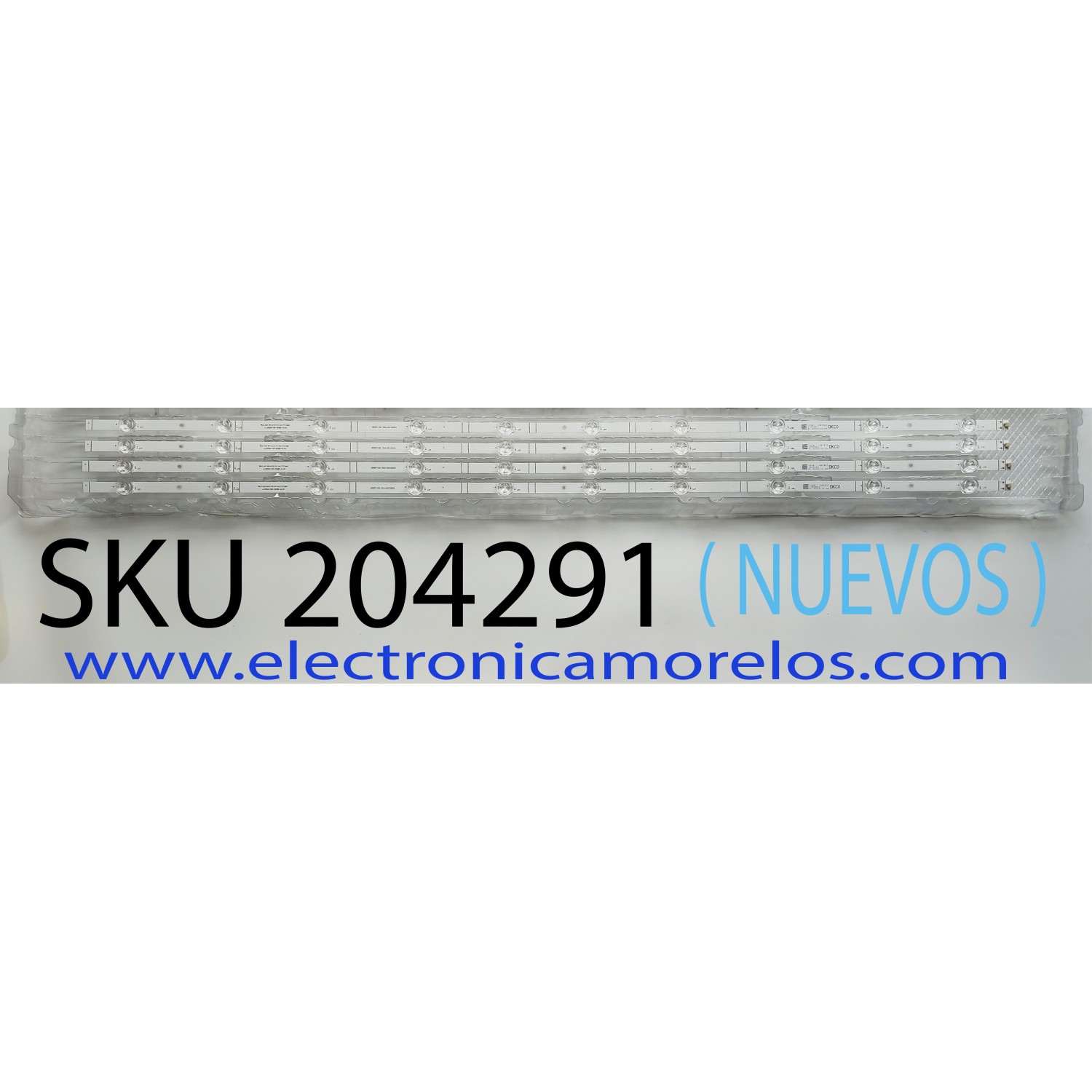 KIT DE LEDS NUEVOS PARA TV HISENSE ORIGINAL 4 PIEZAS / NUMERO DE PARTE JL.D550A1330-003BS-M_V01 / 2021020401 / HD550Y1U62-T0L6 / 1258694 / MODELOS 55R6G / 55A6G / 55R6095G5 / 55R6070G / 55E7HQ / 55A6H / 55A65H / 55R7G5 / 55C350KU / 55C350LU
