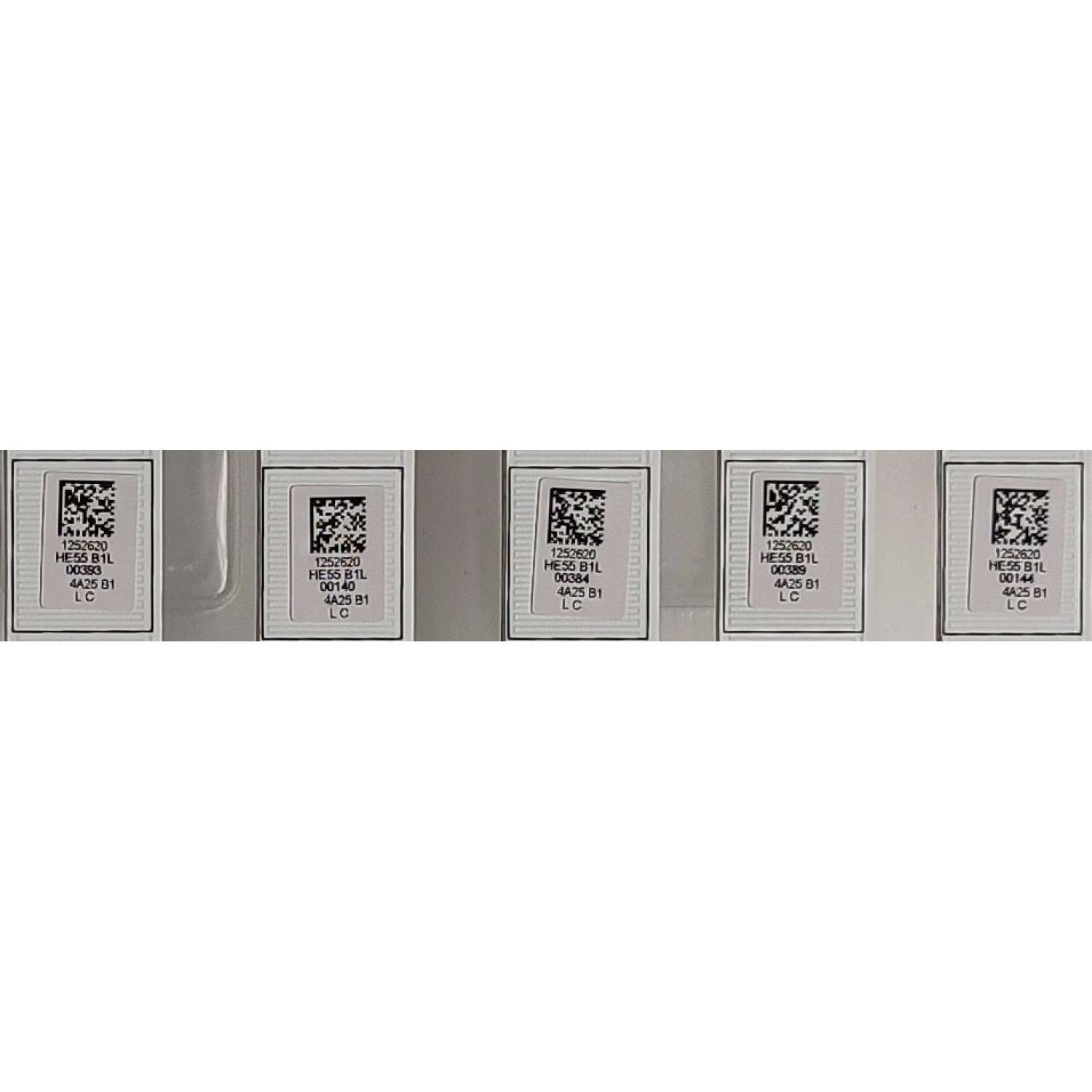 KIT DE LED´S (( NUEVOS )) PARA TV HISENSE (( 9 PZ )) NUMERO DE PARTE LB5514V V1 / JHD55X3U51-T0L8-2020120701 / 1252620 HE55 B1L00344 / 1252620 HE55 B1L00344 / HE55 B1L 00344 / PANEL JHD55X3U51-T0L8B2/S0/GM/ROH / MODELOS 55U6G / 55U6GR / 55U6GR5 - Imagen 3
