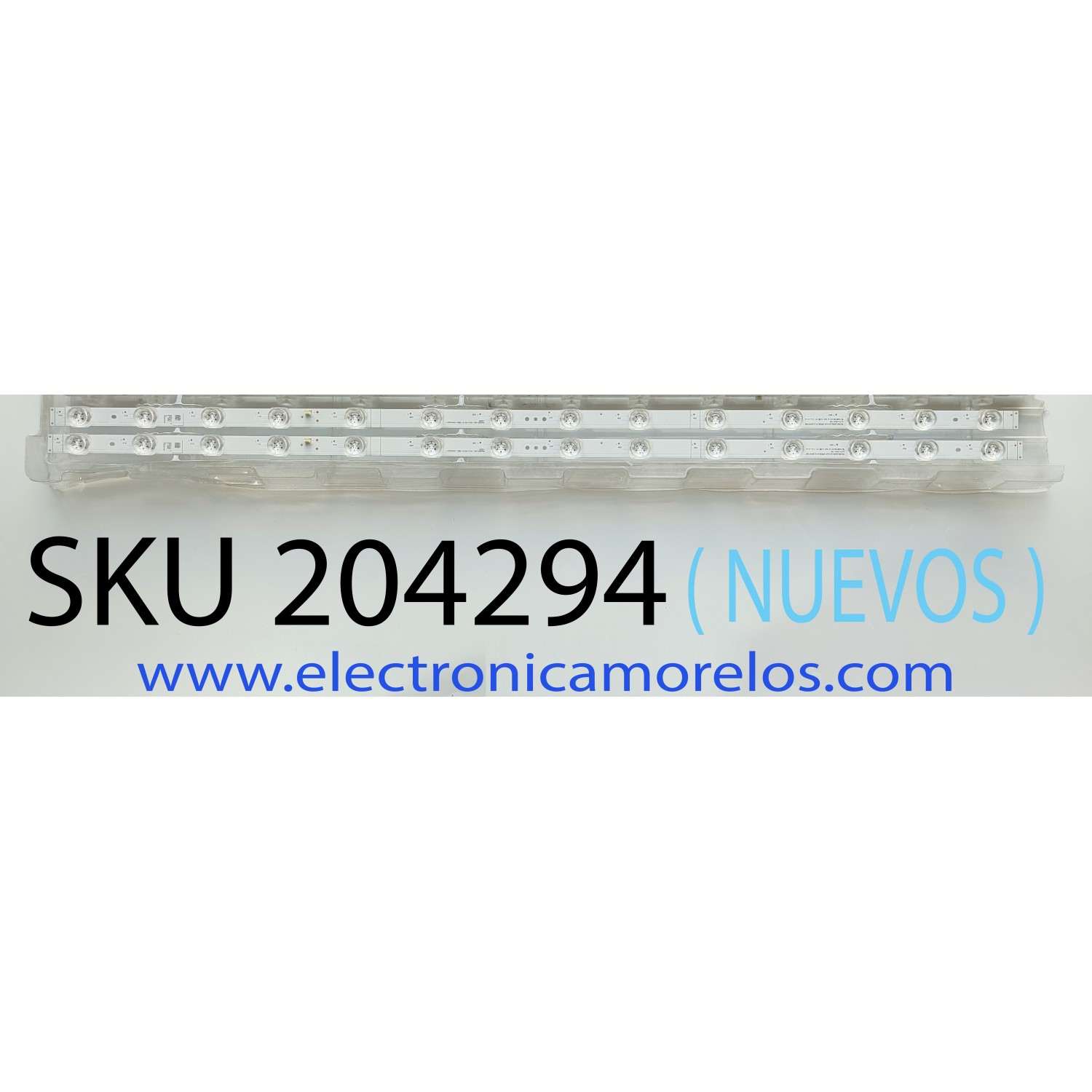 KIT DE LED´S (( NUEVOS )) PARA TV HISENSE (( 2 PZ )) NUMERO DE PARTE SVH425A11+ZDJG / ZD_SSC_D425_2X14_01_RFE30_V1.2_20191108 / HD425X1U8-T0L3+2019110801+SVH425A11+ZDJG / PANEL HD425X1U51-T0L3/S0/GM/R0H / MODELOS 43R6090G5 / 43R6E3 / 43R6090G / 43H6570G