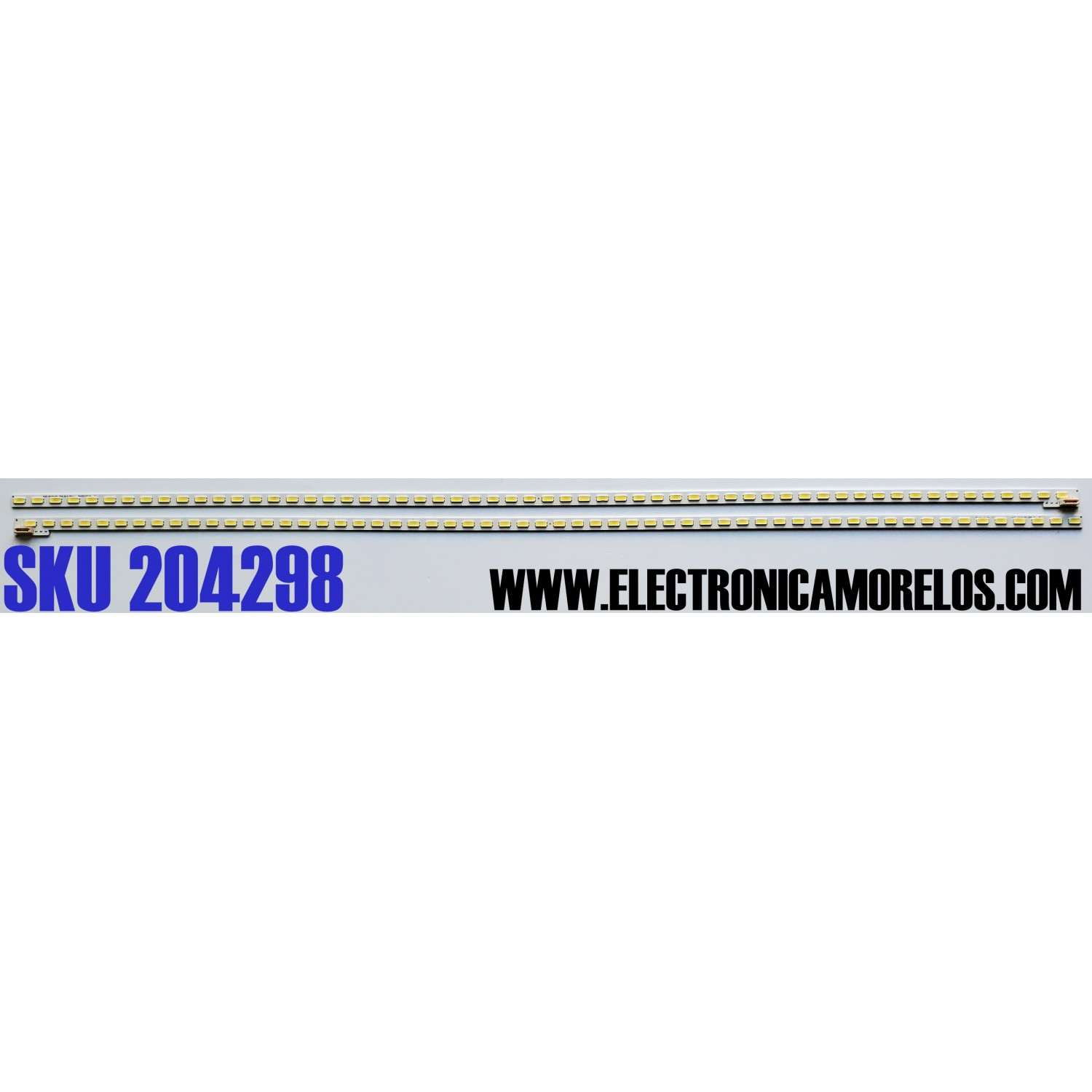 KIT DE LED'S PARA TV SONY ((2 PIEZAS)) / NUMERO DE PARTE 2012SLS55 / SLED 2012SLS55 7030 58 L REV1.1 / SLED 2012SLS55 7030 58 R REV1.1 / LJ64-03374A / PANEL LTY550HJ04-A01 / MODELO KDL-55EX640