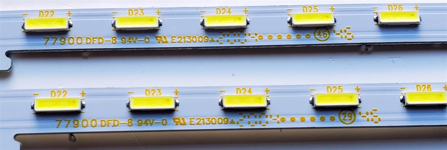 KIT DE LED'S PARA TV SONY ((2 PIEZAS)) / NUMERO DE PARTE LB49028 V0_02 / LB49029 V0_01 / PANEL'S YS9F049HNG01 / YM7F490HNG01 / MODELOS XBR49X800E / XBR-49X800E / XBR49X800H / XBR-49X800H - Imagen 5