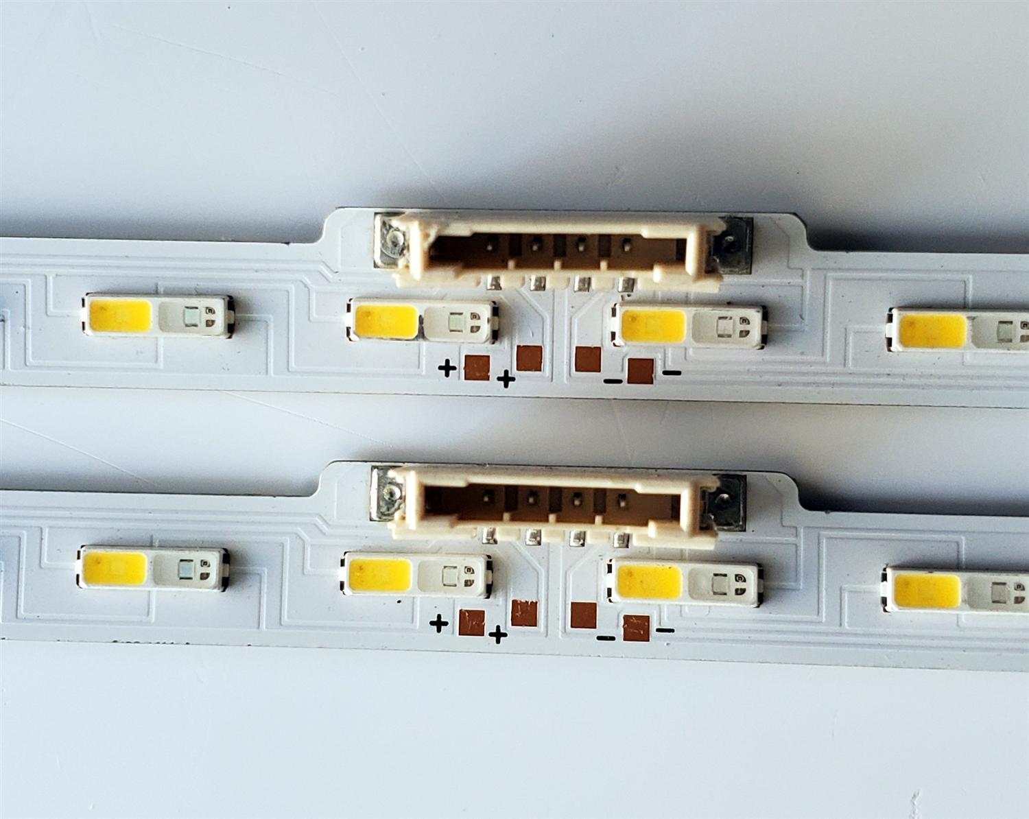 KIT DE LED'S PARA TV SAMSUNG ((2 PIEZAS)) / NUMERO DE PARTE BN96-50381A / STC430AE1 / Q60/Q70T_STC430AE1_7020_2in1_BLUE_38LED_REV1.0_191107 / 50381A / PANEL CY-RT043HGAV2H / MODELO QN43Q60 / QN43Q60TAFXZA - Imagen 2