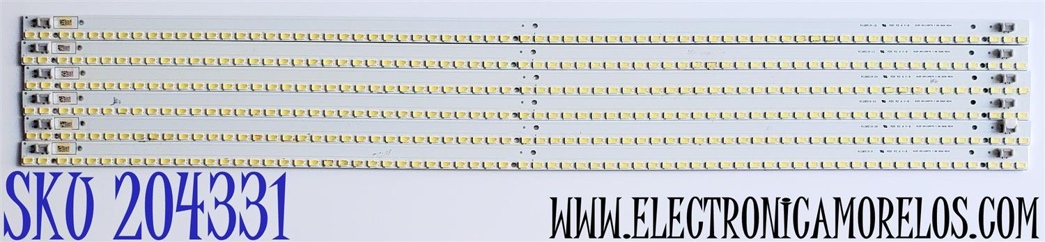 KIT DE LED'S PARA TV SHARP ((6 PIEZAS)) / NUMERO DE PARTE 2011SSP70 / SLED 2011SSP70 Y 68 5630 REV0 / M120519 / PANEL LK695D3GV00D / MODELOS LC-70LE845U / LC-70C8470U