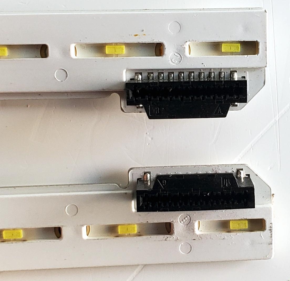 KIT DE LED'S PARA TV LG ((2 PIEZAS)) / NUMERO DE PARTE 6916L-3047A / 6916L-3048A / V17 ART3 3048 REV2.0 / V17 ART3 3047 REV2.0 / 6916L3047A / 6916L3048A / PANEL LC550EGG (FL)(M2) / LC550EGG (FK)(M3) / MODELOS 55UK6500AUA / 55UJ6540 - Imagen 2