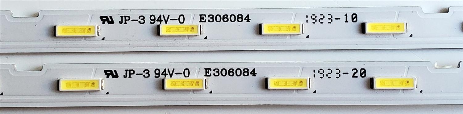 KIT DE LED'S PARA TV SAMSUNG ((2 PIEZAS)) / NUMERO DE PARTE BN96-45954A / BN9645954A / 43''-NEW EDGE-28EA-180223-7020-ANODE / 43''-NEW EDGE-28EA-180223-7020 / E306084 / PANEL'S CY-NN043HGNV1H / CY-NN043HGEVMH / MODELO UN43RU7100 - Imagen 3