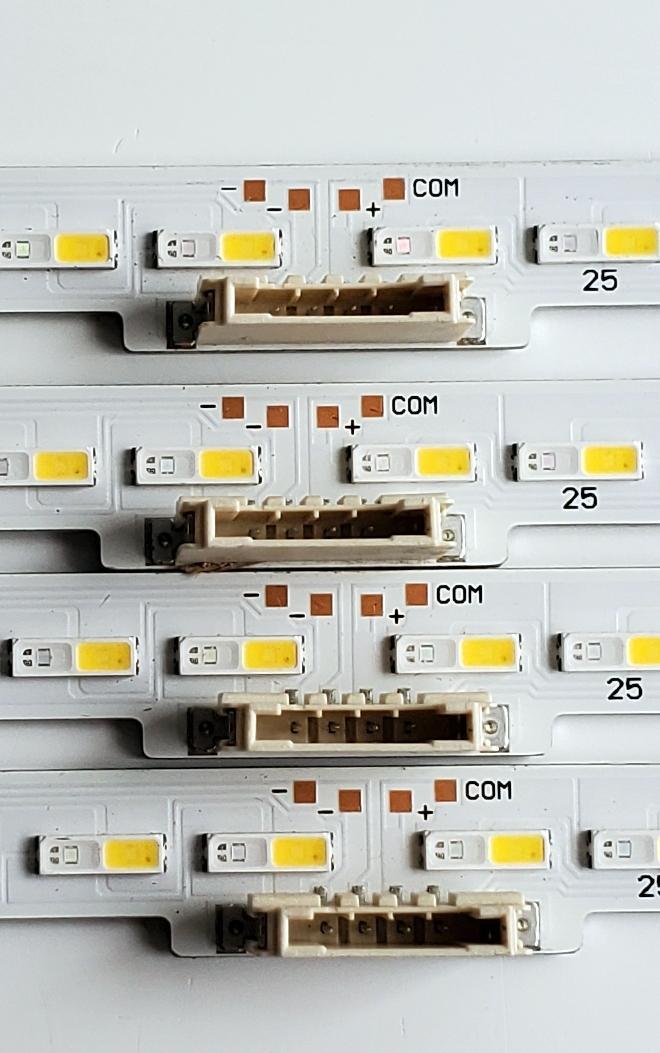 KIT DE LED'S PARA TV SAMSUNG QLED ((4 PIEZAS)) / NUMERO DE PARTE BN96-50387A / STC820A10 / Q60/70T_STC820A10_7020_2iN1_BLUE_46LED_REV2.0_200302 / Q60/70T_STC820A10_7020_21N1 / Q60/70T_STC820A10_7020_2iN1_BLUE_46LED_REV1.0_191107 / MODELOS QN82Q7 / QN82Q6 - Imagen 4