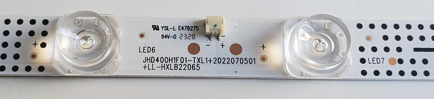 LED ORIGINAL PARA TV HISENSE 1 PIEZA / NUMERO DE PARTE JHD400H1F01-TXL1 / JHD400H1F01-TXL1 / 2022070501 / LL / HXLB22065 / JHD400H1F01-TXL1 / 2022070501 / PANEL JHD400H1F01-TXL1\S2\GM\ROH / DISPLAY V400HJ9-PE1 REV.C4 / MODELOS 40H4030F4 / 40A4KV - Imagen 2