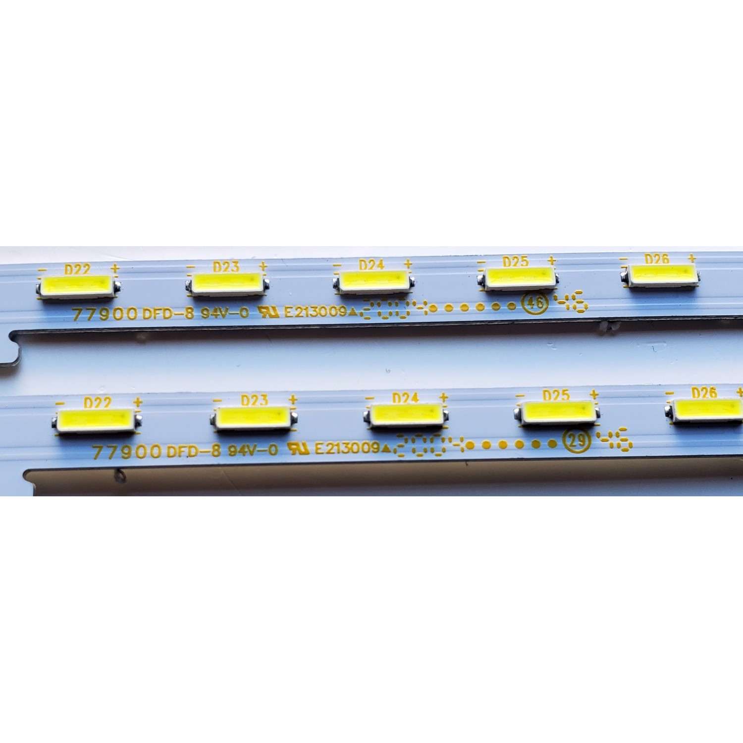 KIT DE LED'S PARA TV SONY ((2 PIEZAS)) / NUMERO DE PARTE LB49028 V0_02 / LB49029 V0_01 / PANEL'S YS9F049HNG01 / YM7F490HNG01 / MODELOS XBR49X800E / XBR-49X800E / XBR49X800H / XBR-49X800H - Imagen 5