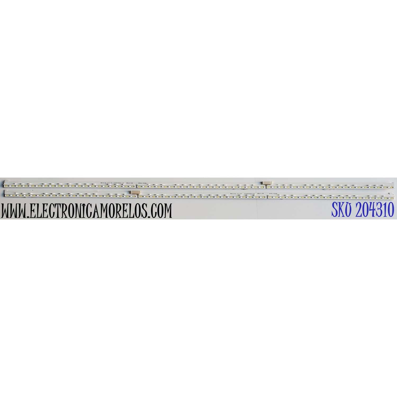 KIT DE LED'S PARA TV LG ((2 PIEZAS)) / NUMERO DE PARTE 6916L-3103A / 6916L-3104A / 6922L-0241A / PANEL LC49EQG (FL)(M3) / MODELO 49SK8000PUA