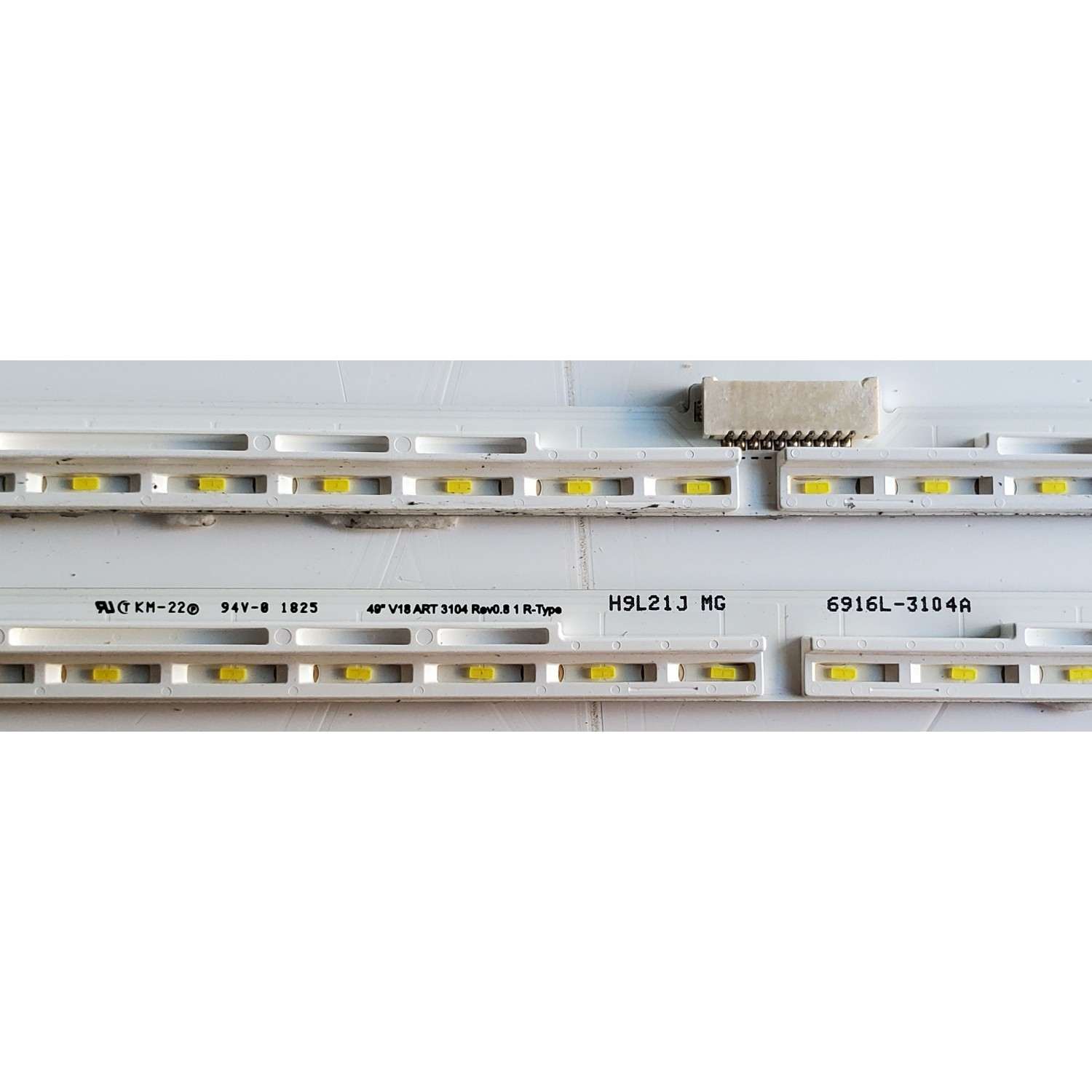 KIT DE LED'S PARA TV LG ((2 PIEZAS)) / NUMERO DE PARTE 6916L-3103A / 6916L-3104A / 6922L-0241A / PANEL LC49EQG (FL)(M3) / MODELO 49SK8000PUA - Imagen 3