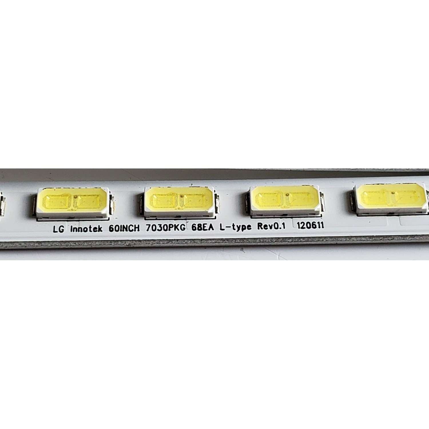 KIT DE LED'S PARA TV SHARP ((2 PIEZAS)) / NUMERO DE PARTE 60INCH 7030PKG / 5288ZZ / 5289ZZ / LG Innotek 60INCH 7030PKG 68EA L-type / LG Innotek 60INCH 7030PKG 68EA R-type / MODELOS E601I-A3 / KLV-60EX640 / KDL-60R550A / KDL-60R555A / LC-60C6500U - Imagen 5