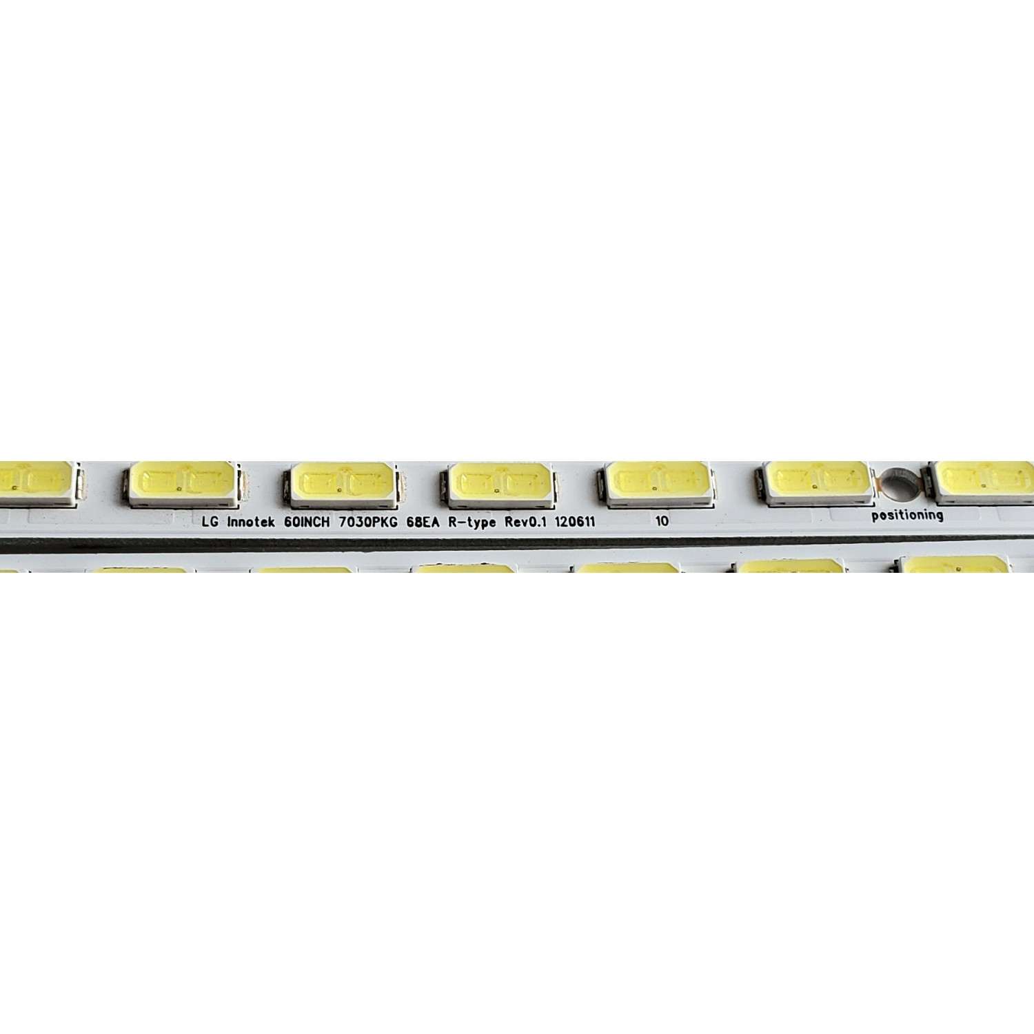 KIT DE LED'S PARA TV SHARP ((2 PIEZAS)) / NUMERO DE PARTE 60INCH 7030PKG / 5288ZZ / 5289ZZ / LG Innotek 60INCH 7030PKG 68EA L-type / LG Innotek 60INCH 7030PKG 68EA R-type / MODELOS E601I-A3 / KLV-60EX640 / KDL-60R550A / KDL-60R555A / LC-60C6500U - Imagen 4