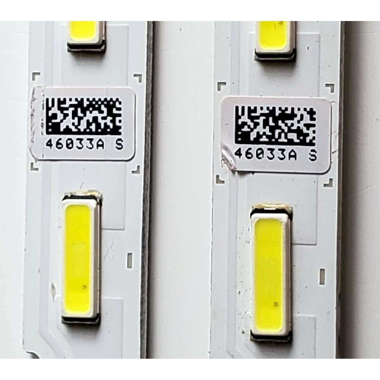 KIT DE LED'S PARA TV SAMSUNG ((2 PIEZAS)) / NUMERO DE PARTE BN96-46033A / LM41-00609A / L1_NU7.4/7.5_E5_CEM_S40(1)_R1.2_S1C_100-LM41-00609A / PANEL`S CY-NR055FGLV1H / CY-NR055FGHV1H / MODELOS UN55NU / UE55NU7 / LH55QBREB / UN55RU / MODELOS EN DESCRIPCION - Imagen 4