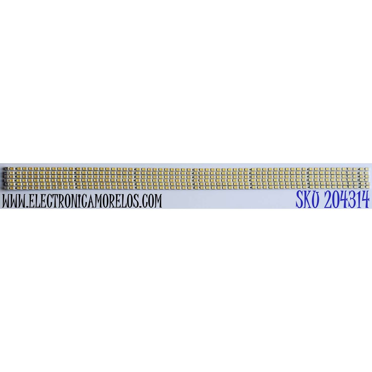 KIT DE LED'S PARA TV SAMSUNG ((6 PIEZAS)) / NUMERO DE PARTE SVS55_2ND_120HZ / LJ64-01744A / LJ64-01745A / LJ64-01746A / LJ64-01747A / PANEL LTF550HF04-A04 / MODELOS UN55B6000VM / UN55B7100W