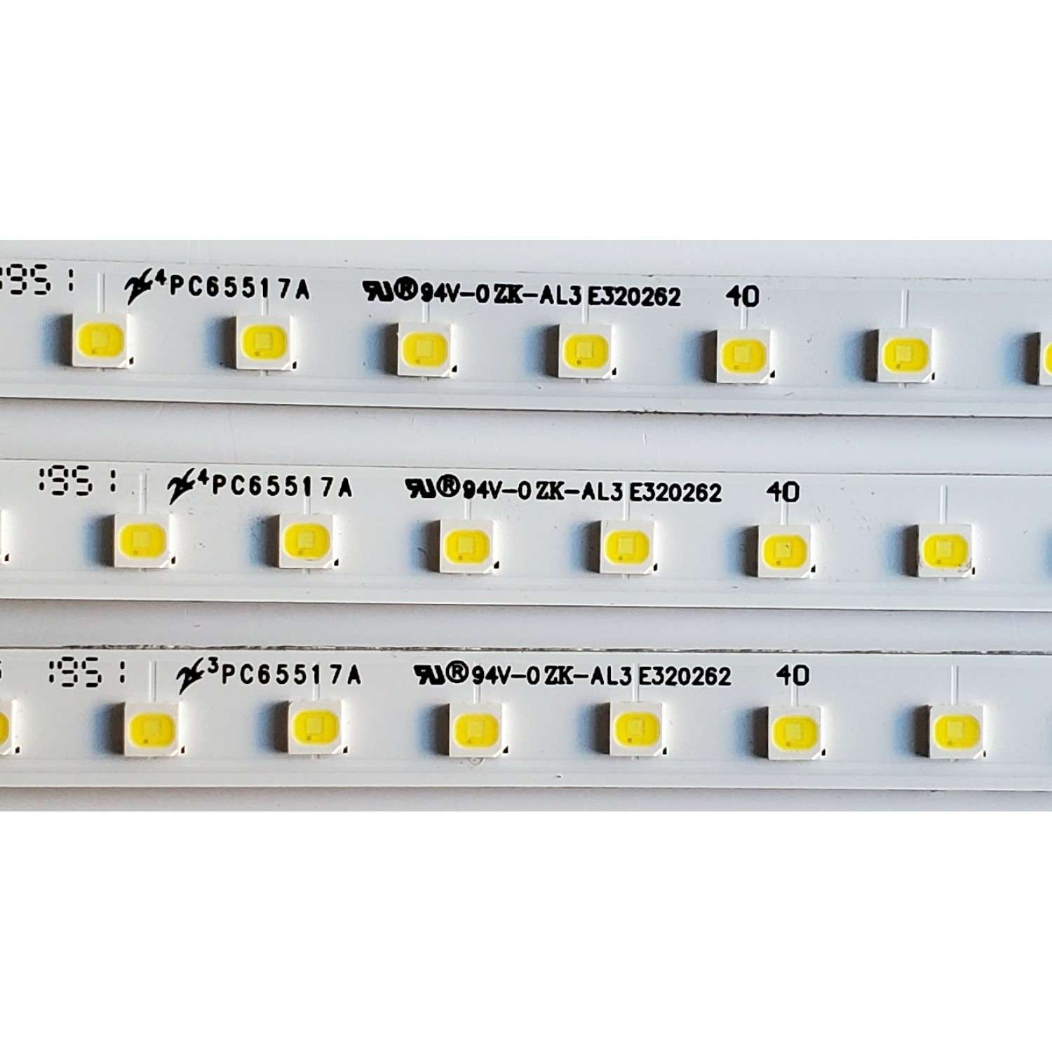 KIT DE LED'S PARA TV SAMSUNG ((3 PIEZAS)) / NUMERO DE PARTE 46078A / BN96-46078A / STS750A26 / NU7100 STS750A26_3030F_30S*2P__REV1.0_171227 / 46078A / PC65517A / PANEL CY-NN075 / MODELOS UN75RU71 / UN75NU72 / HG75EJ690 / MAS MODELOS EN DESCRIPCIÓN - Imagen 4