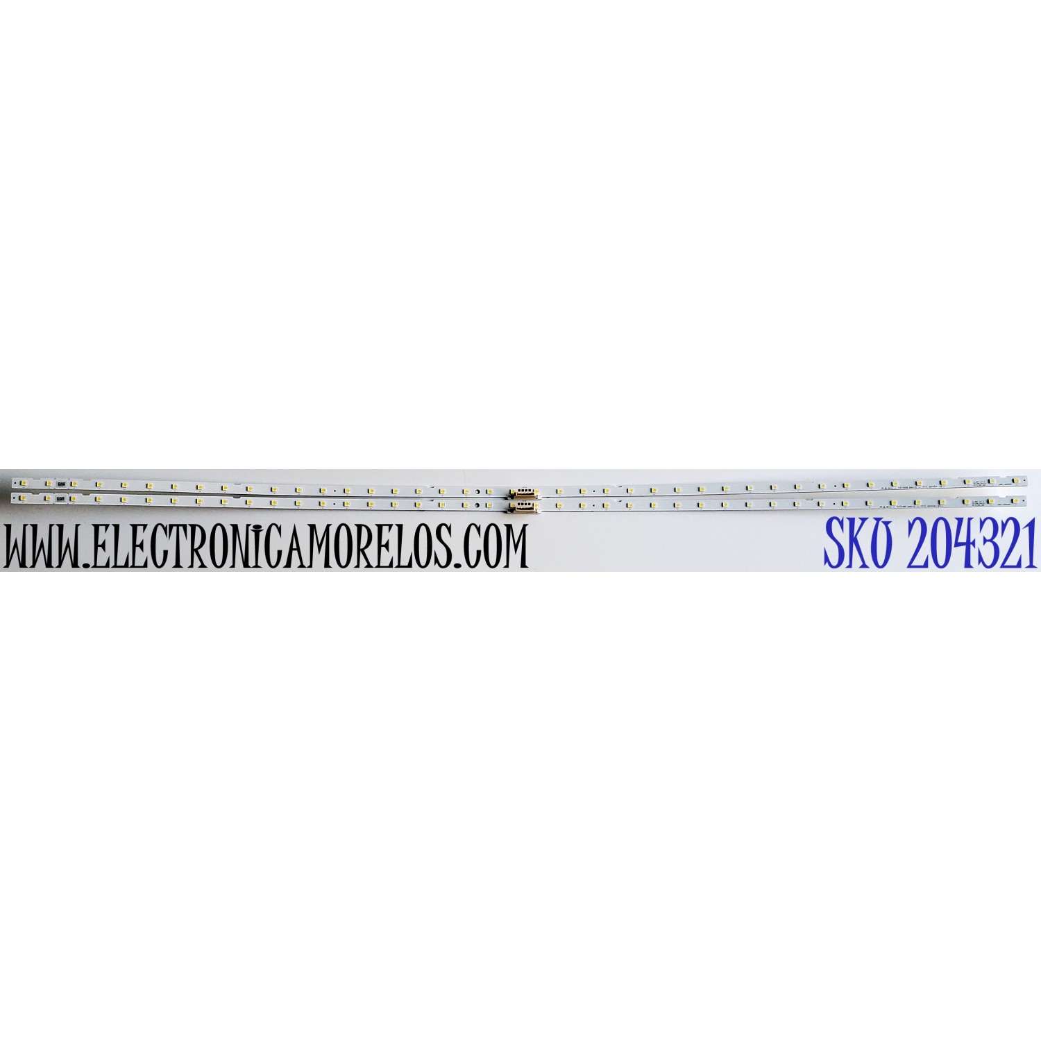KIT DE LED'S PARA TV SAMSUNG ((2 PIEZAS)) / NUMERO DE PARTE BN96-46866A / LM41-00632A / L1_NU7.1/7.3 E8_CDM_S21(2) R1.0_S3L_100 / PANEL CY-NN058HGPV1H / CY-NN058HGNV2H / MODELO UN58RU7100 / UN58RU7100FXZA / UN58NU6080 / UN58NU6080FXZA