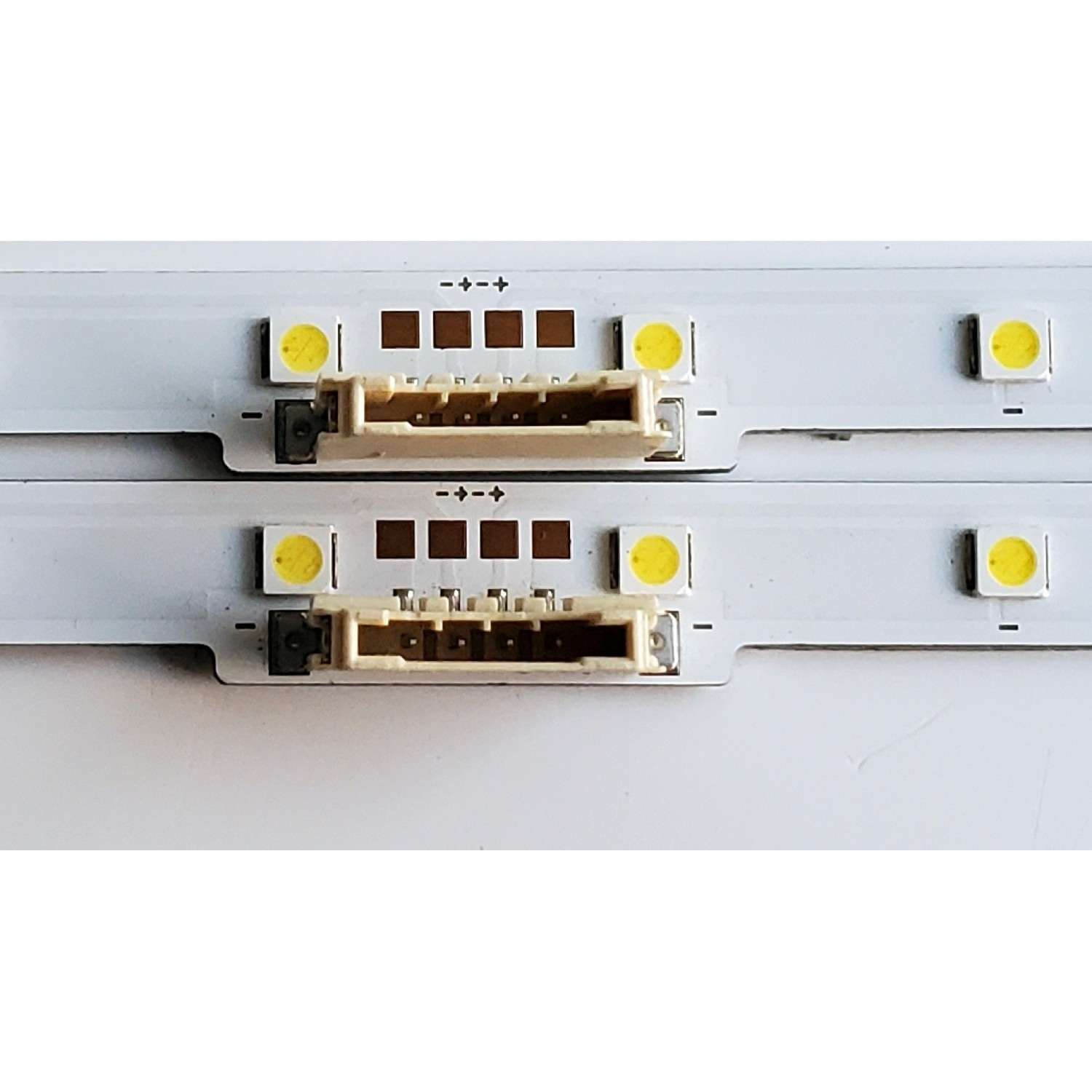KIT DE LED'S PARA TV SAMSUNG ((2 PIEZAS)) / NUMERO DE PARTE BN96-46866A / LM41-00632A / L1_NU7.1/7.3 E8_CDM_S21(2) R1.0_S3L_100 / PANEL CY-NN058HGPV1H / CY-NN058HGNV2H / MODELO UN58RU7100 / UN58RU7100FXZA / UN58NU6080 / UN58NU6080FXZA - Imagen 3