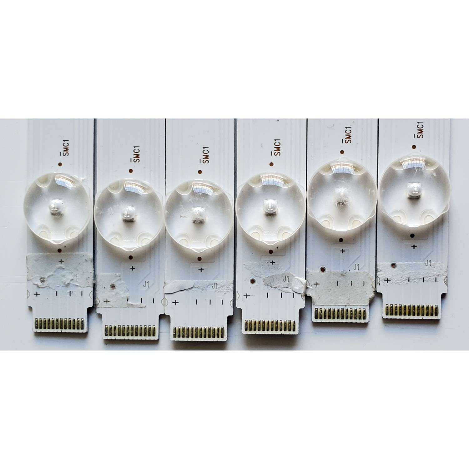 KIT DE LED'S PARA TV ONN ((6 PIEZAS)) / NUMERO DE PARTE LED55D12-ZC42AG-03D / 30355012004D / YSL-L E479275 / DISPLAY V550DJ2-Q01 REV.D1 / MODELO 100071701 ((55 PULGADAS)) - Imagen 3