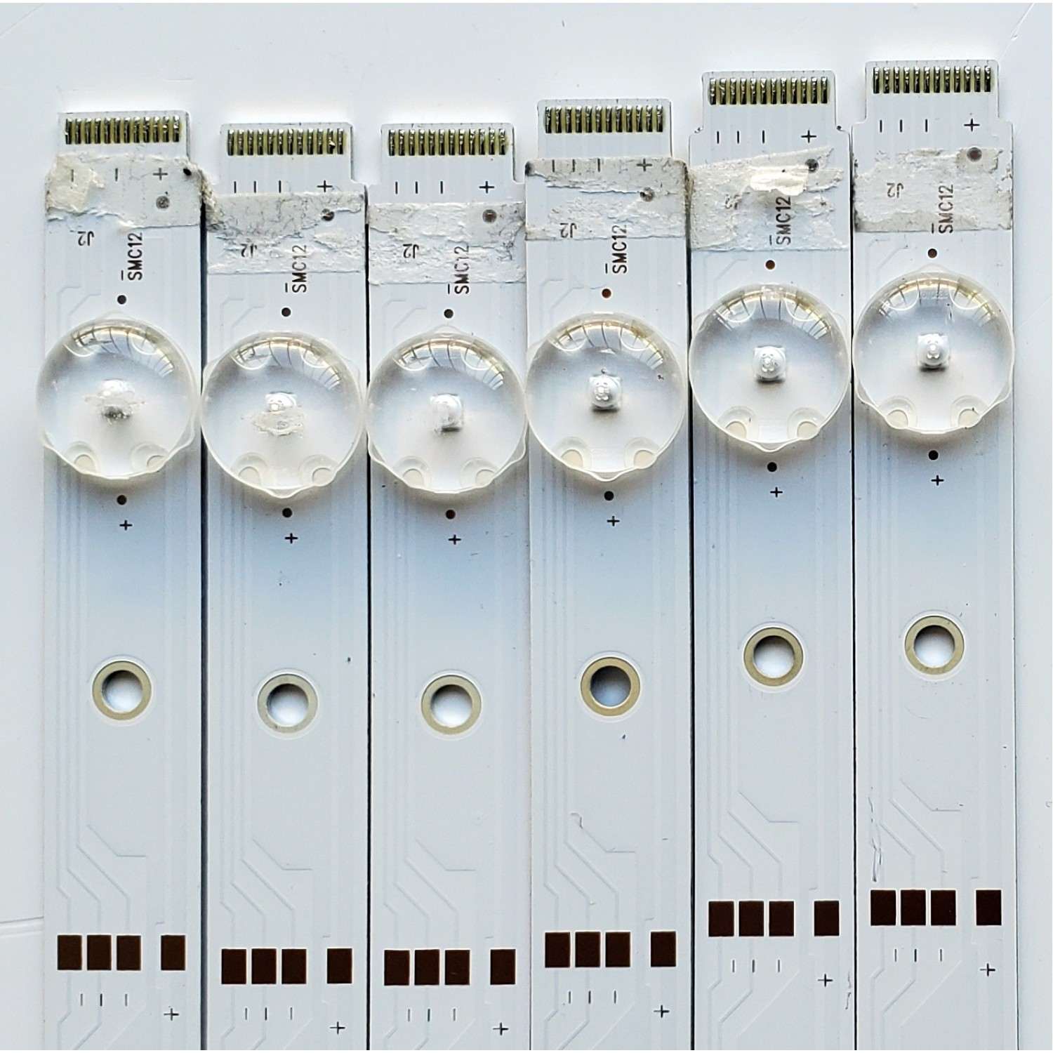 KIT DE LED'S PARA TV ONN ((6 PIEZAS)) / NUMERO DE PARTE LED55D12-ZC42AG-03D / 30355012004D / YSL-L E479275 / DISPLAY V550DJ2-Q01 REV.D1 / MODELO 100071701 ((55 PULGADAS)) - Imagen 5