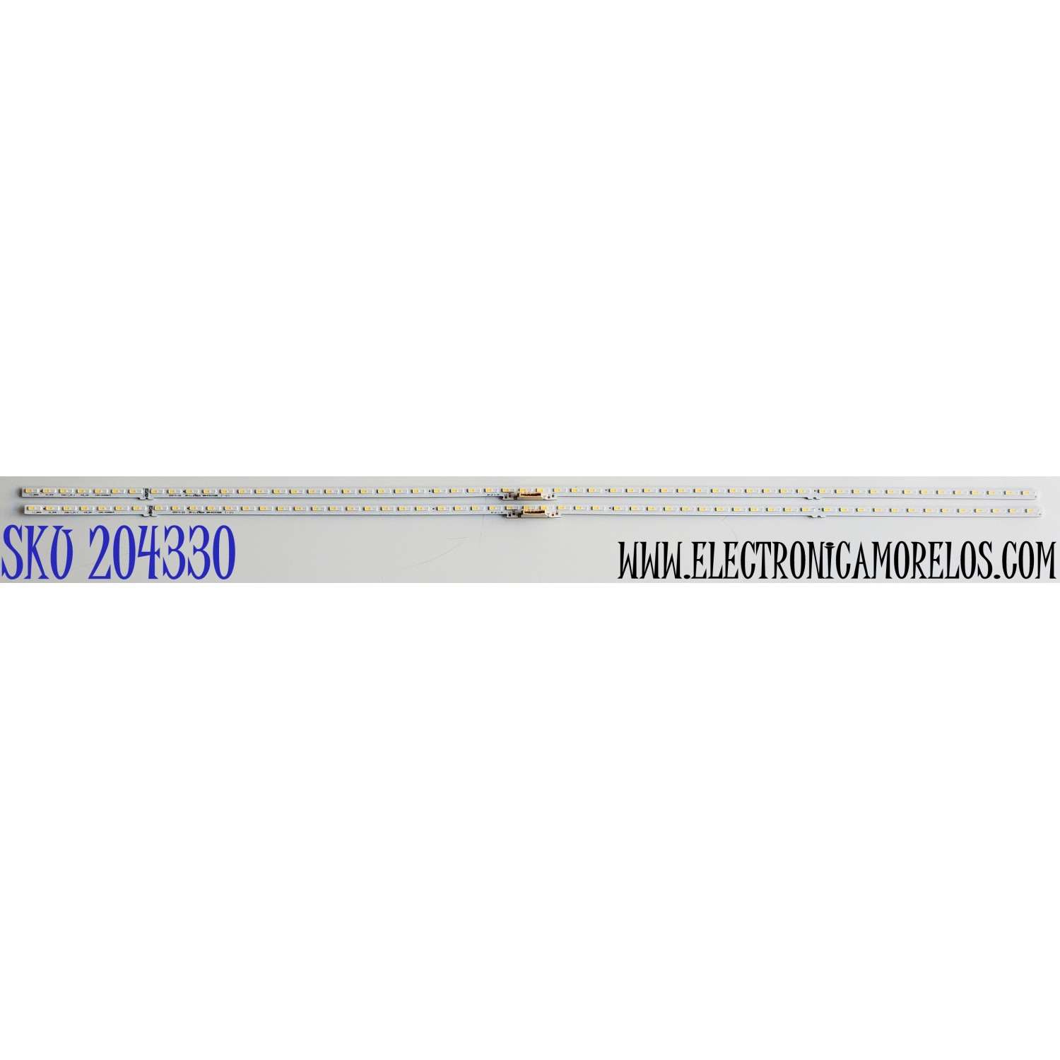 KIT DE LED'S PARA TV SAMSUNG ((2 PIEZAS)) / NUMERO DE PARTE BN96-52591A / LM41-01049A / L1_Q60A E0_DFM 558(1)_R1.1 V1B_100 LM41-01049A/C / PANEL CY-QA050HGNV1H / MODELOS QN50Q6 / QN50Q60AAFXZA DA01 / QN50Q6DAAFXZA DA01