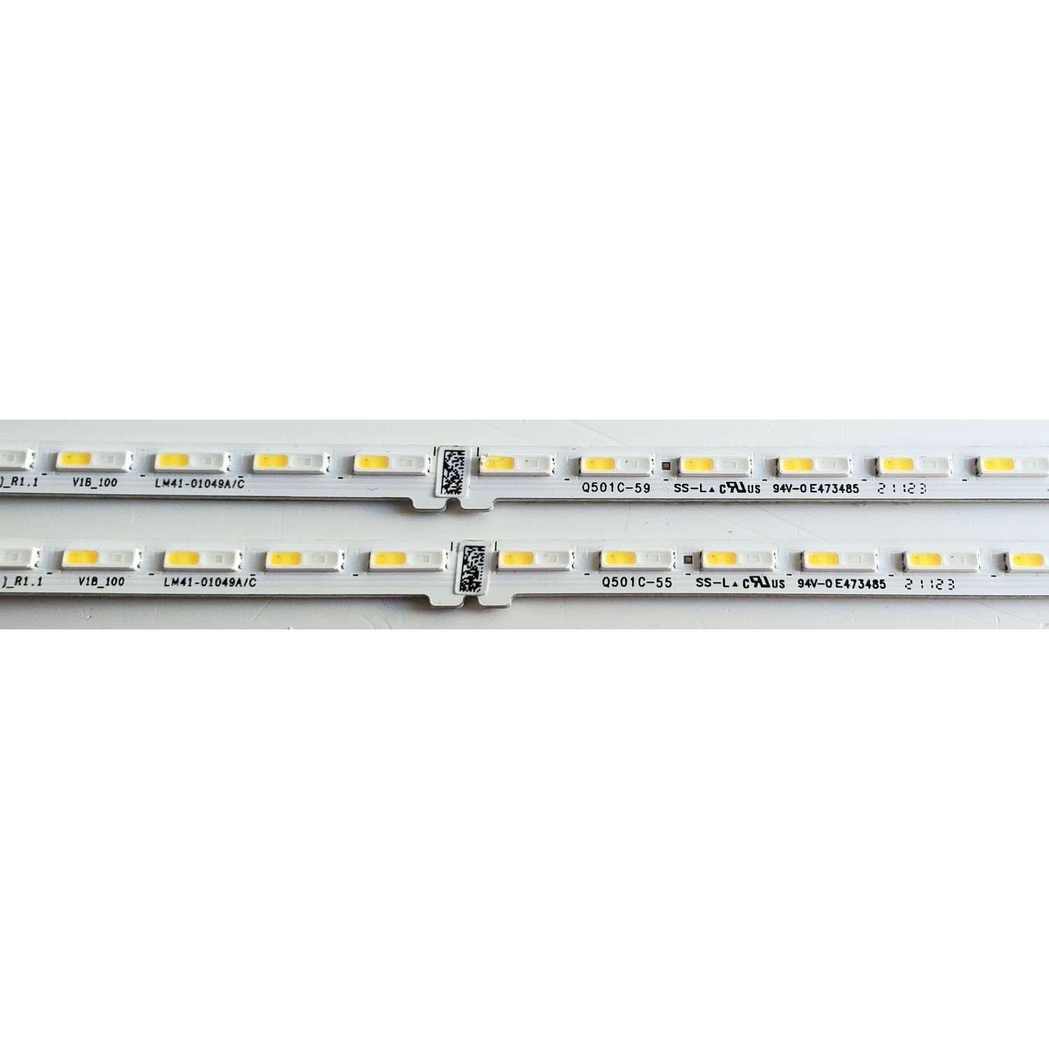 KIT DE LED'S PARA TV SAMSUNG ((2 PIEZAS)) / NUMERO DE PARTE BN96-52591A / LM41-01049A / L1_Q60A E0_DFM 558(1)_R1.1 V1B_100 LM41-01049A/C / PANEL CY-QA050HGNV1H / MODELOS QN50Q6 / QN50Q60AAFXZA DA01 / QN50Q6DAAFXZA DA01 - Imagen 3