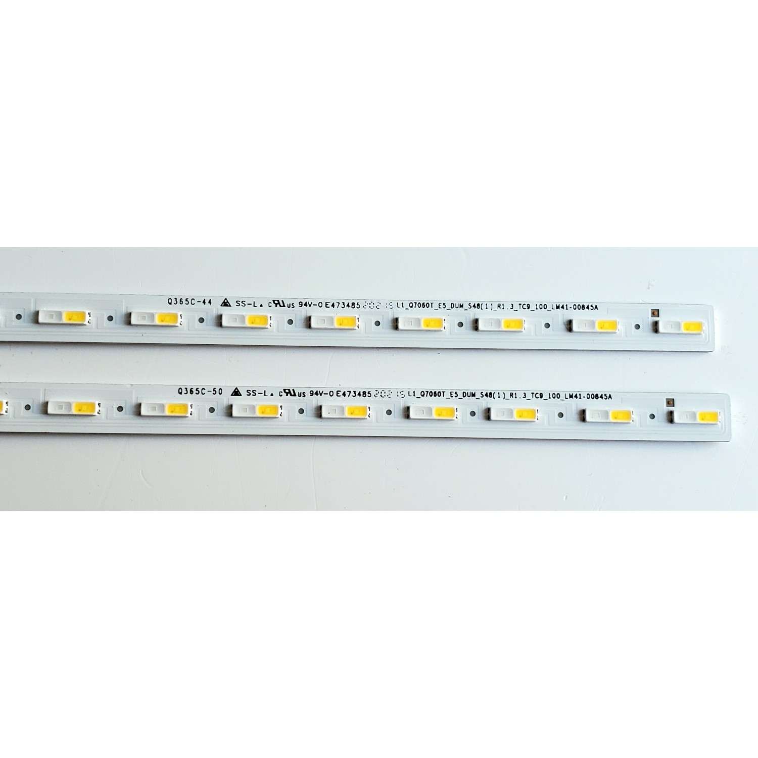 KIT DE LED'S PARA TV SAMSUNG ((2 PIEZAS)) / NUMERO DE PARTE BN96-50383A / 50383A / LM41-00845A / L1_Q7060T_E5_DUM_S48(1)_R1.3_TC9_100_LM41-00845A / L1_Q7060T_E5_DUM_S48(1)_R1.2_TAU_100_LM41-00845A / PANEL CY-RT055HG / MODELO QN55Q60 / QN55Q60TAFXZA CD05 - Imagen 2