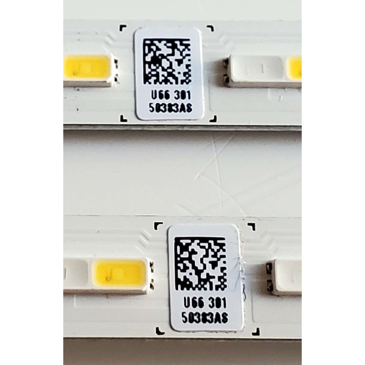KIT DE LED'S PARA TV SAMSUNG ((2 PIEZAS)) / NUMERO DE PARTE BN96-50383A / 50383A / LM41-00845A / L1_Q7060T_E5_DUM_S48(1)_R1.3_TC9_100_LM41-00845A / L1_Q7060T_E5_DUM_S48(1)_R1.2_TAU_100_LM41-00845A / PANEL CY-RT055HG / MODELO QN55Q60 / QN55Q60TAFXZA CD05 - Imagen 3