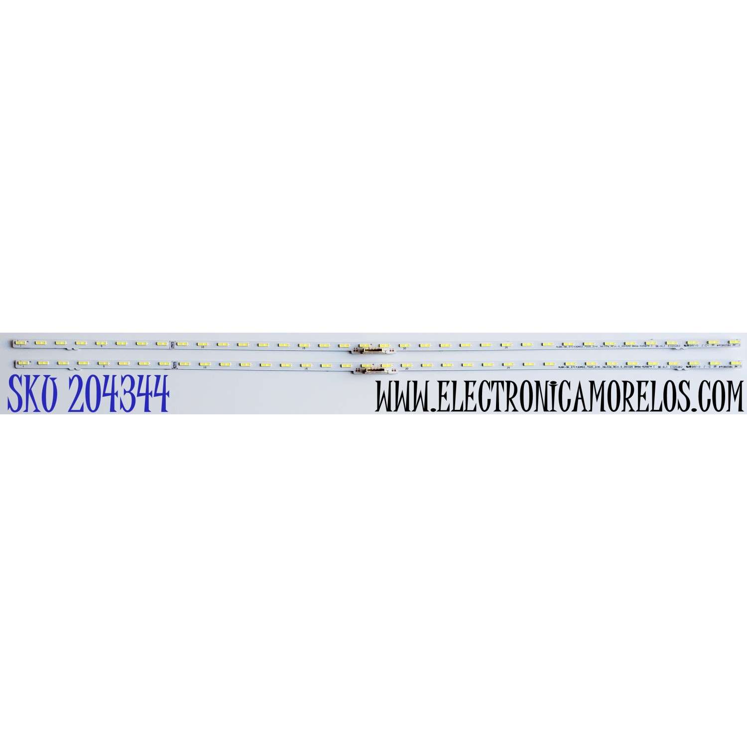 KIT DE LED'S PARA TV SAMSUNG ((2 PIEZAS)) / NUMERO DE PARTE BN96-52587A / STC430AG2 / AU8K/9K_STC430AG2_7020_21N1_36LEDS_REV1.0_201020 / E32062 / PANEL CY-SA043HGEY1V / MODELOS UN43AU8000 / UE43AU8005K